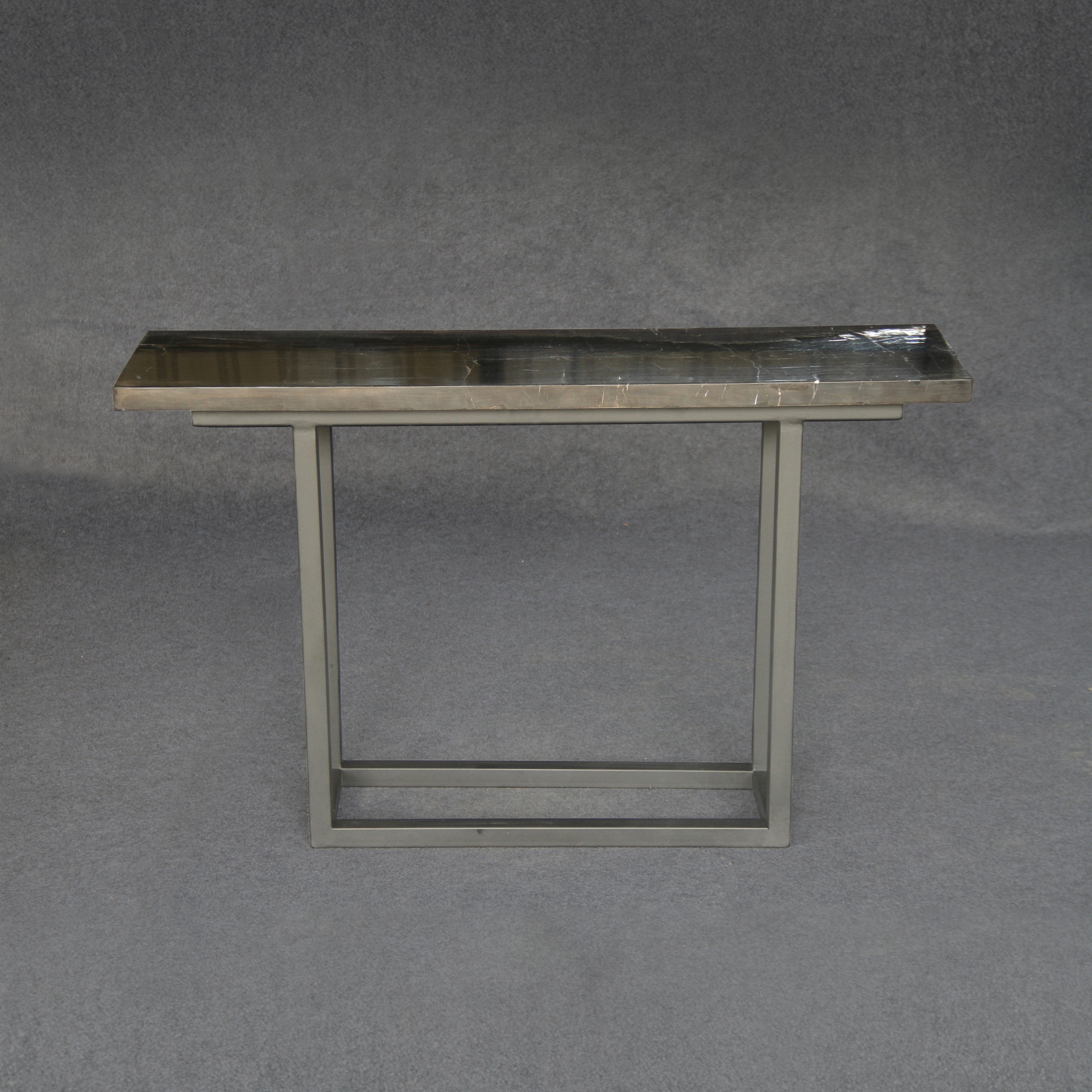 Kalifano Petrified Wood Petrified Wood Console Table 60" / 190 lbs PWR9800.001