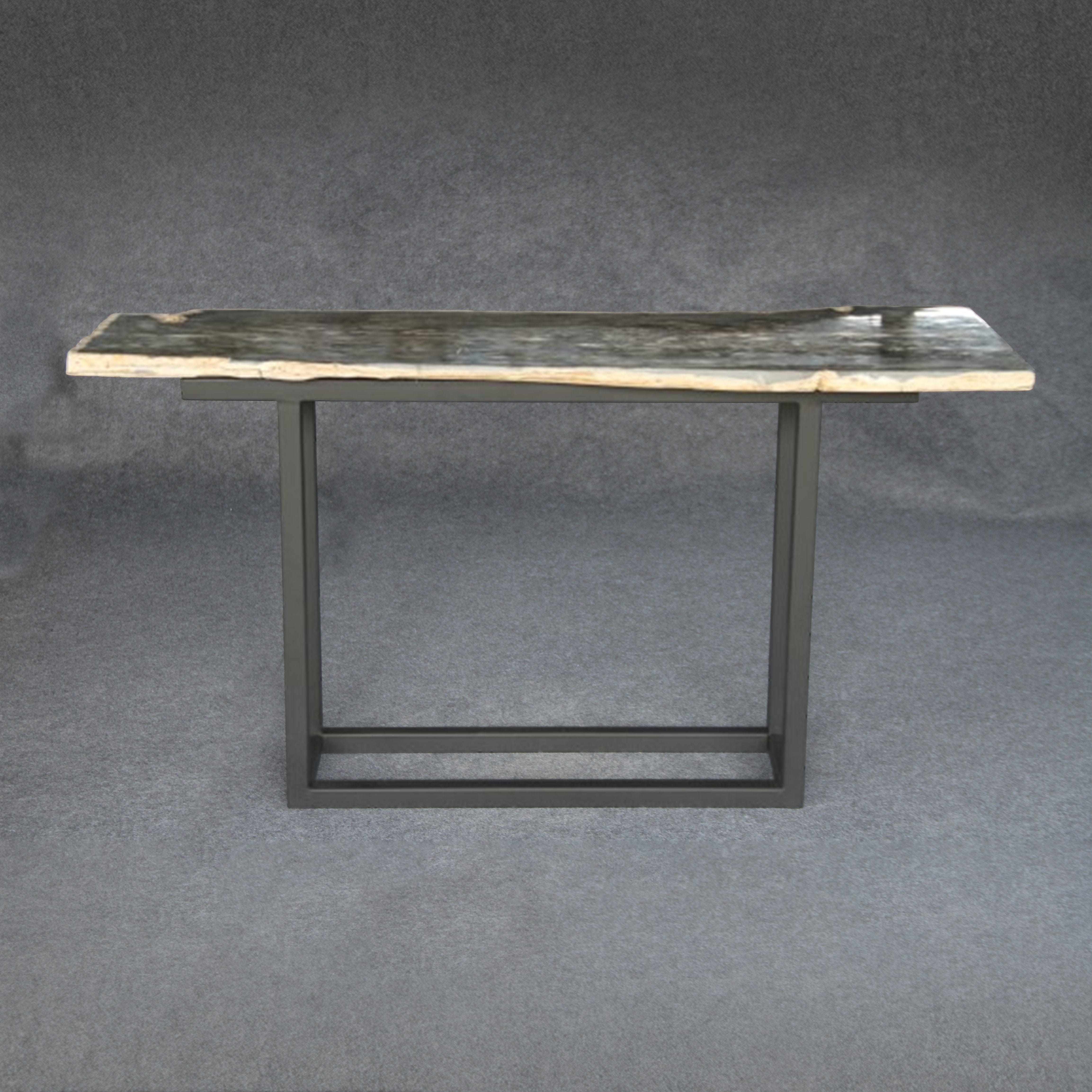 Kalifano Petrified Wood Petrified Wood Console Table 63" / 132 lbs PWR6800.004