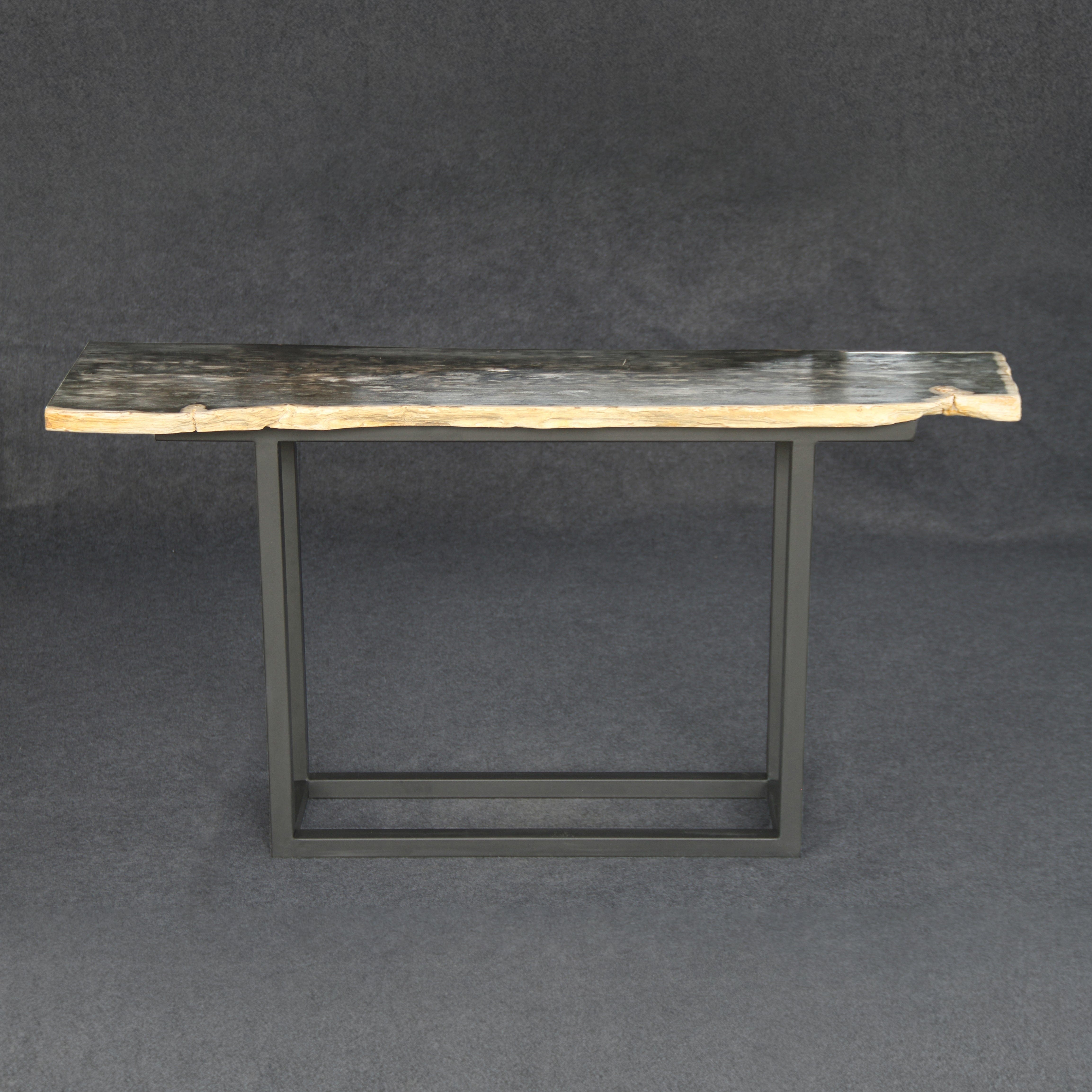 Kalifano Petrified Wood Petrified Wood Console Table 63" / 132 lbs PWR6800.004