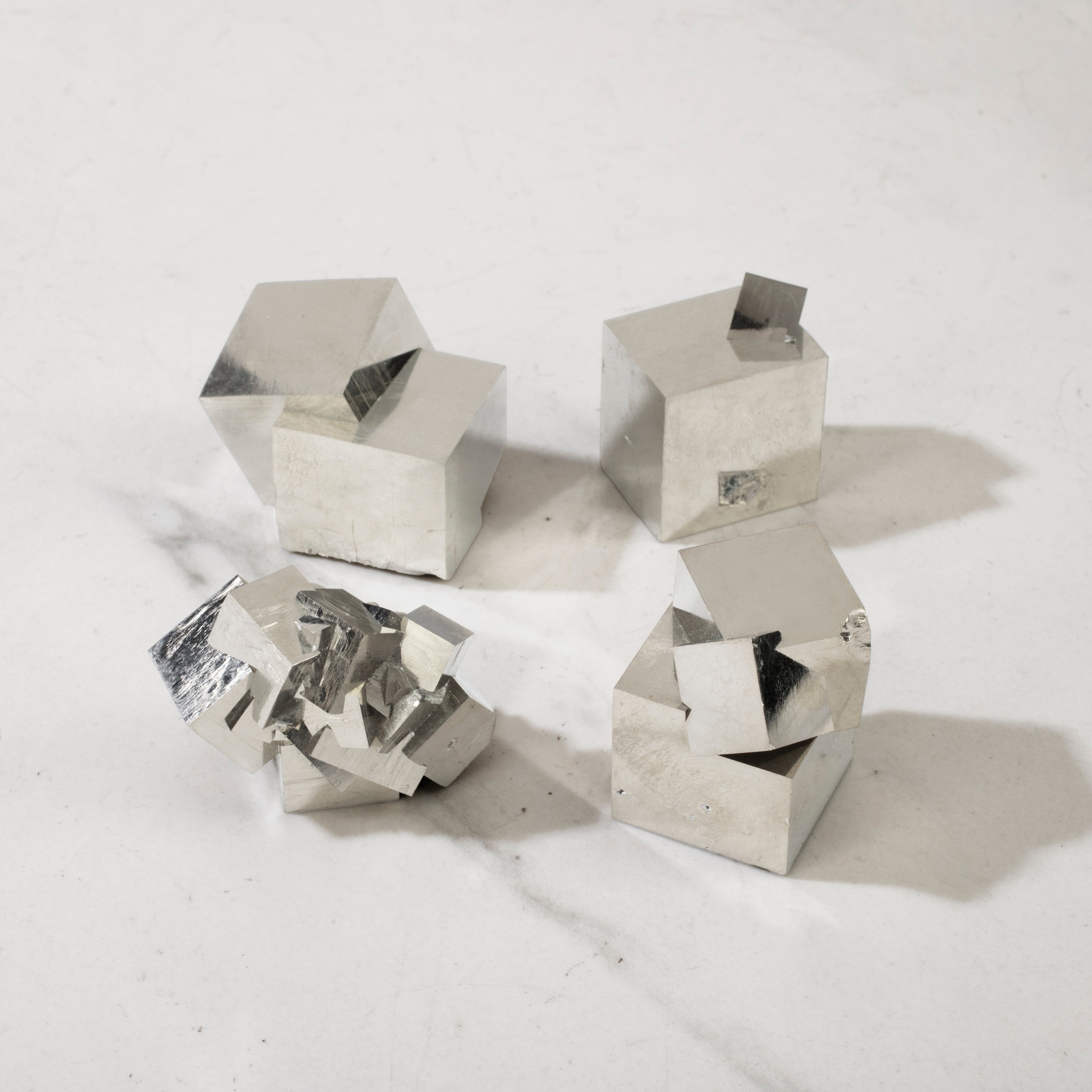 Kalifano Pyrite Natural Pyrite Cube Cluster from Spain - 1.5" / 210 grams SPC300
