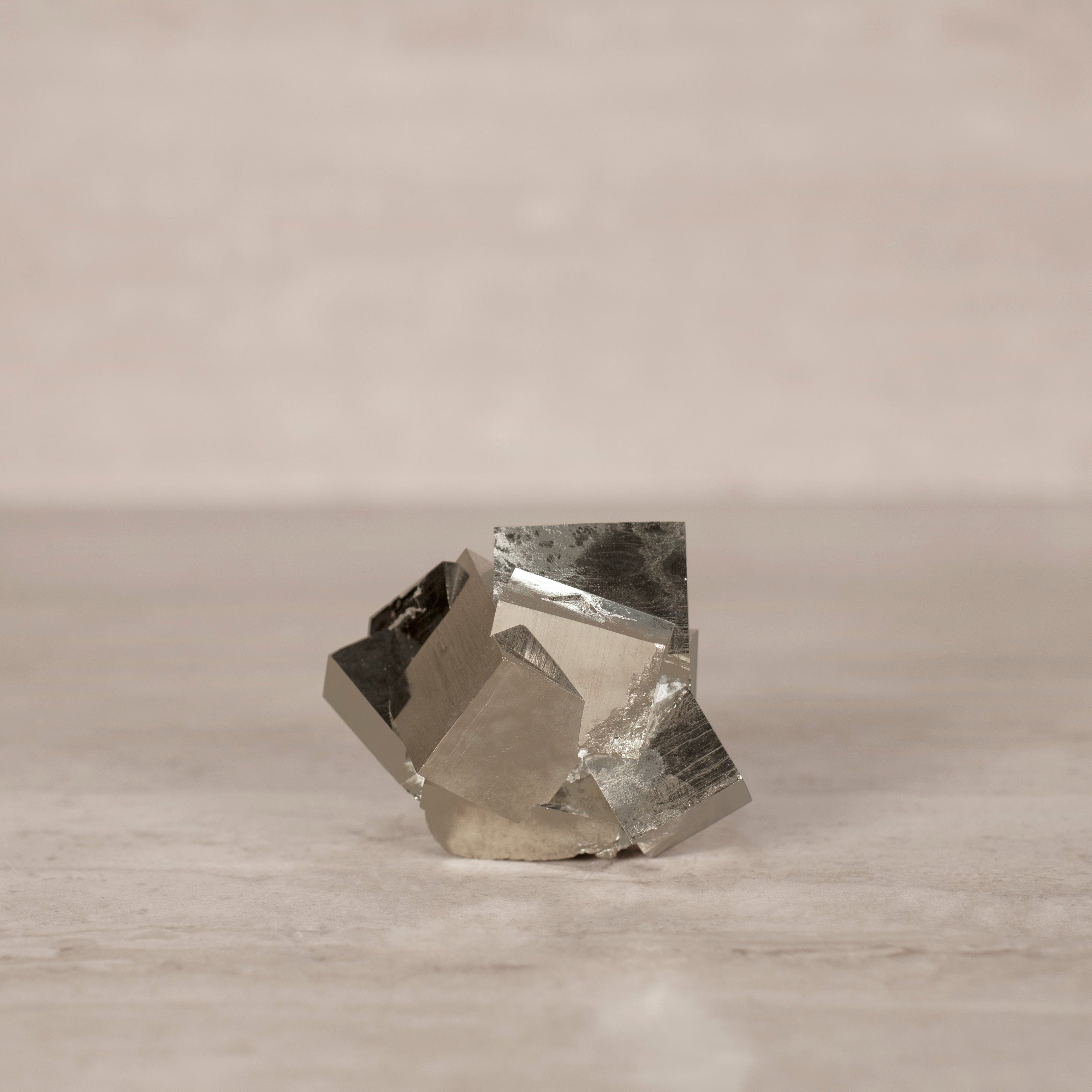 Kalifano Pyrite Natural Pyrite Cube Cluster from Spain - 3" / 415 grams SPC2500.001