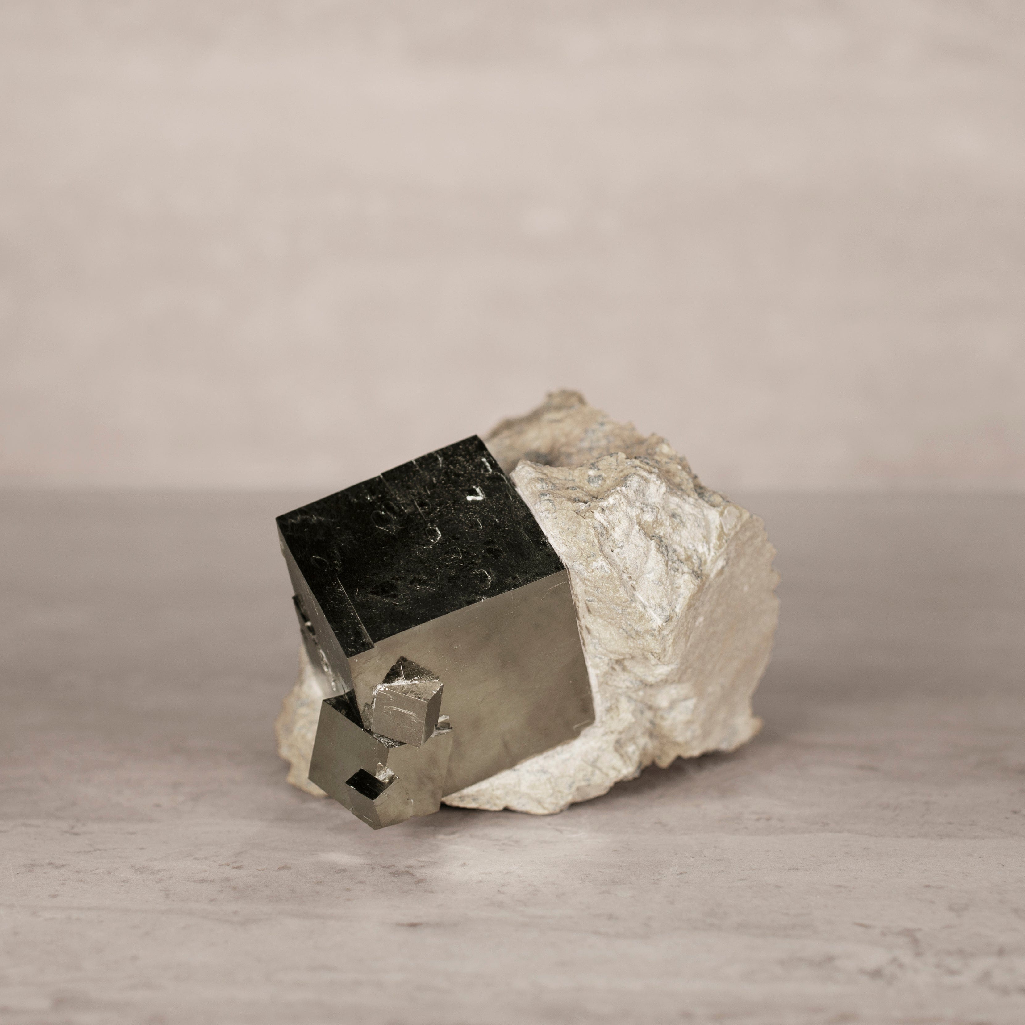 Kalifano Pyrite Natural Pyrite Cube Cluster in Matrix from Spain - 5" / 1,195 grams SPC7000.001