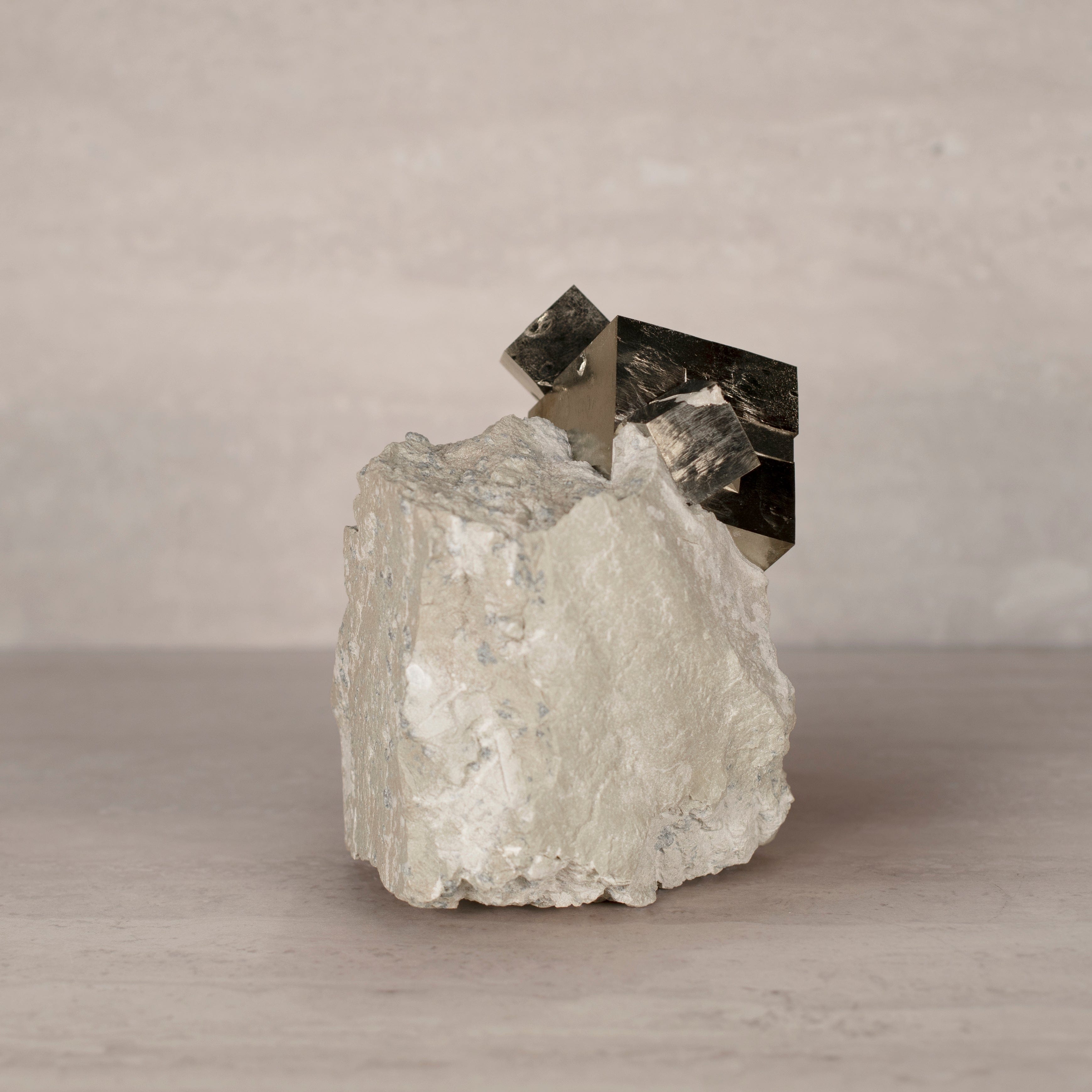 Kalifano Pyrite Natural Pyrite Cube Cluster in Matrix from Spain - 6" / 6 lbs SPC8000.001