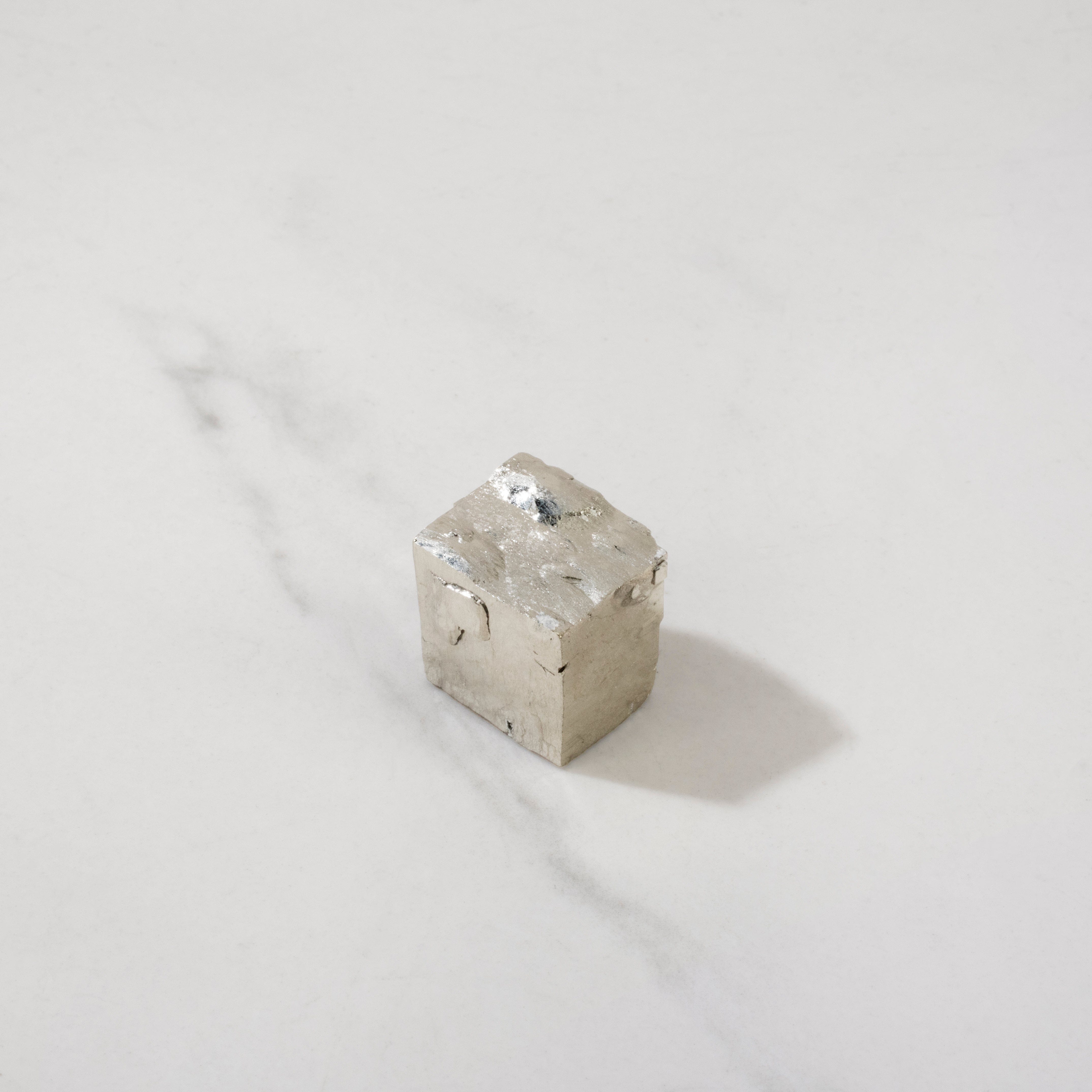 Kalifano Pyrite Natural Pyrite Cube from Spain - 0.75" / 30 grams SPC60