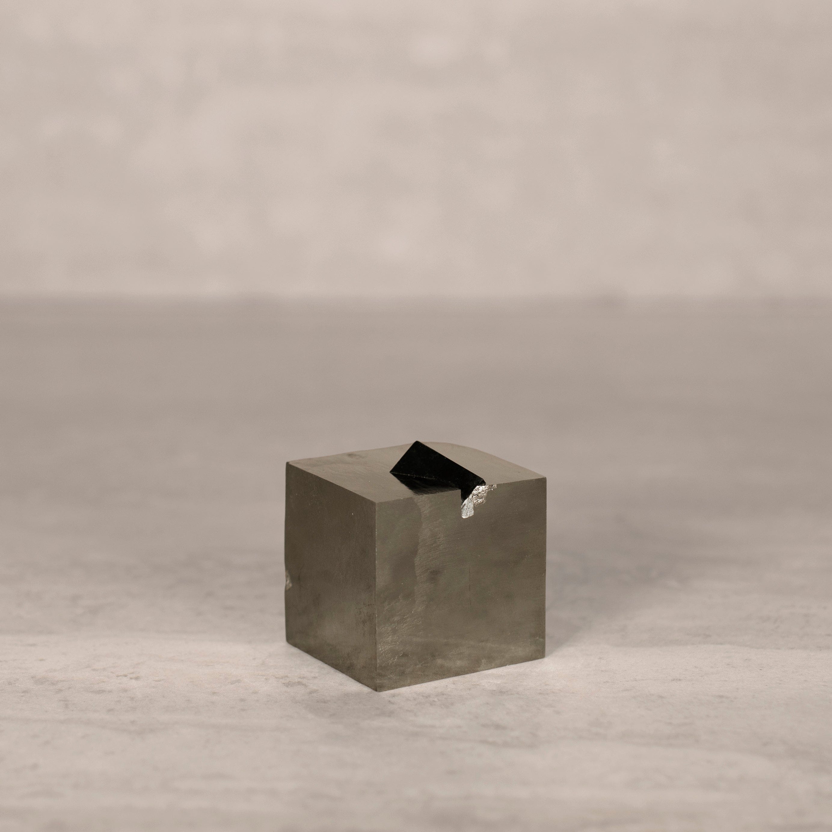 Kalifano Pyrite Natural Pyrite Cube from Spain - 1.5" / 230 grams SPC900.001