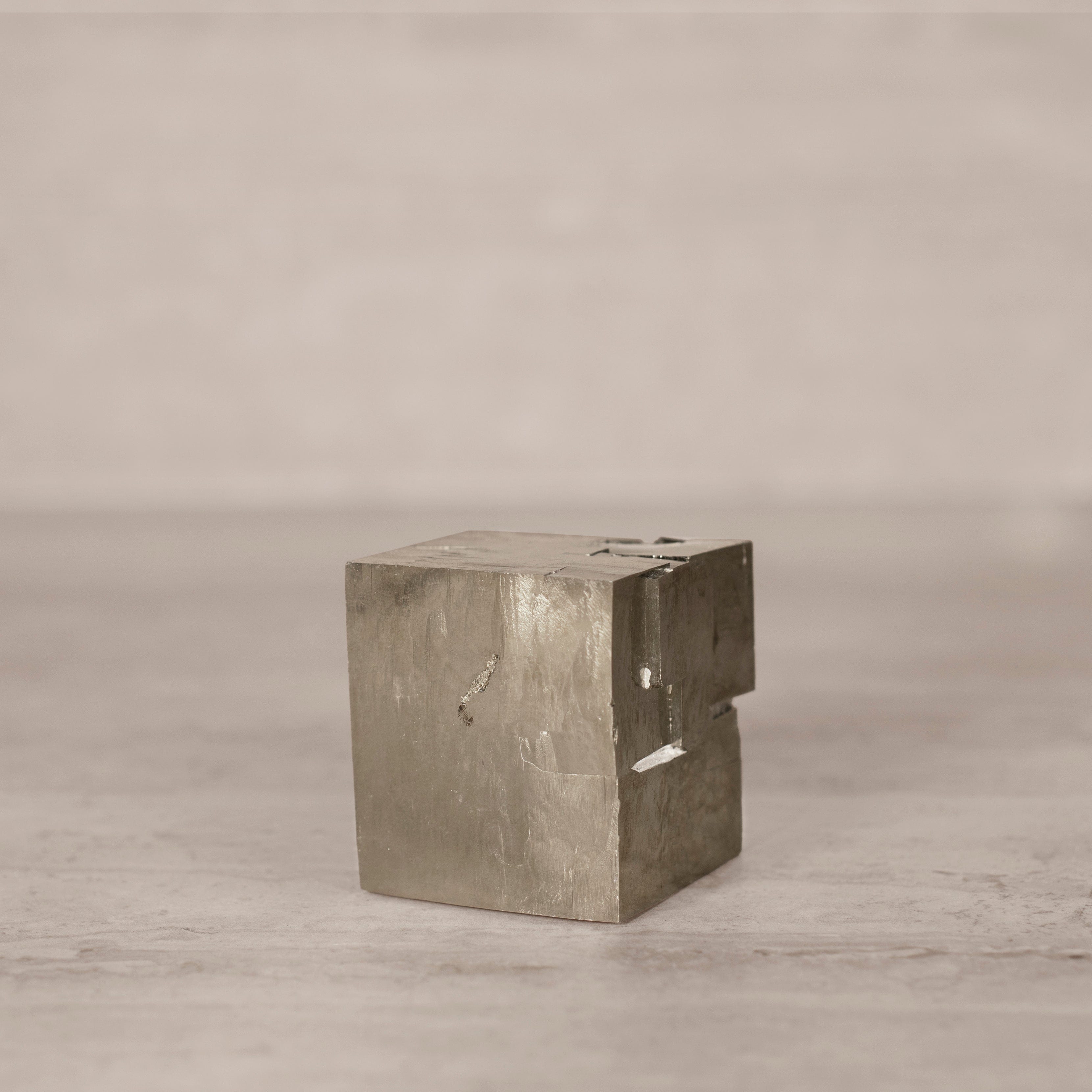 Kalifano Pyrite Natural Pyrite Cube from Spain - 2" / 590 grams SPC1000.003