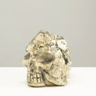 Peruvian Pyrite Skull Carving 5