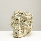 Peruvian Pyrite Skull Carving 7