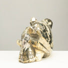 Peruvian Pyrite Skull Carving 8