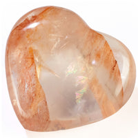 Fire Quartz Gemstone Heart Carving Main Image