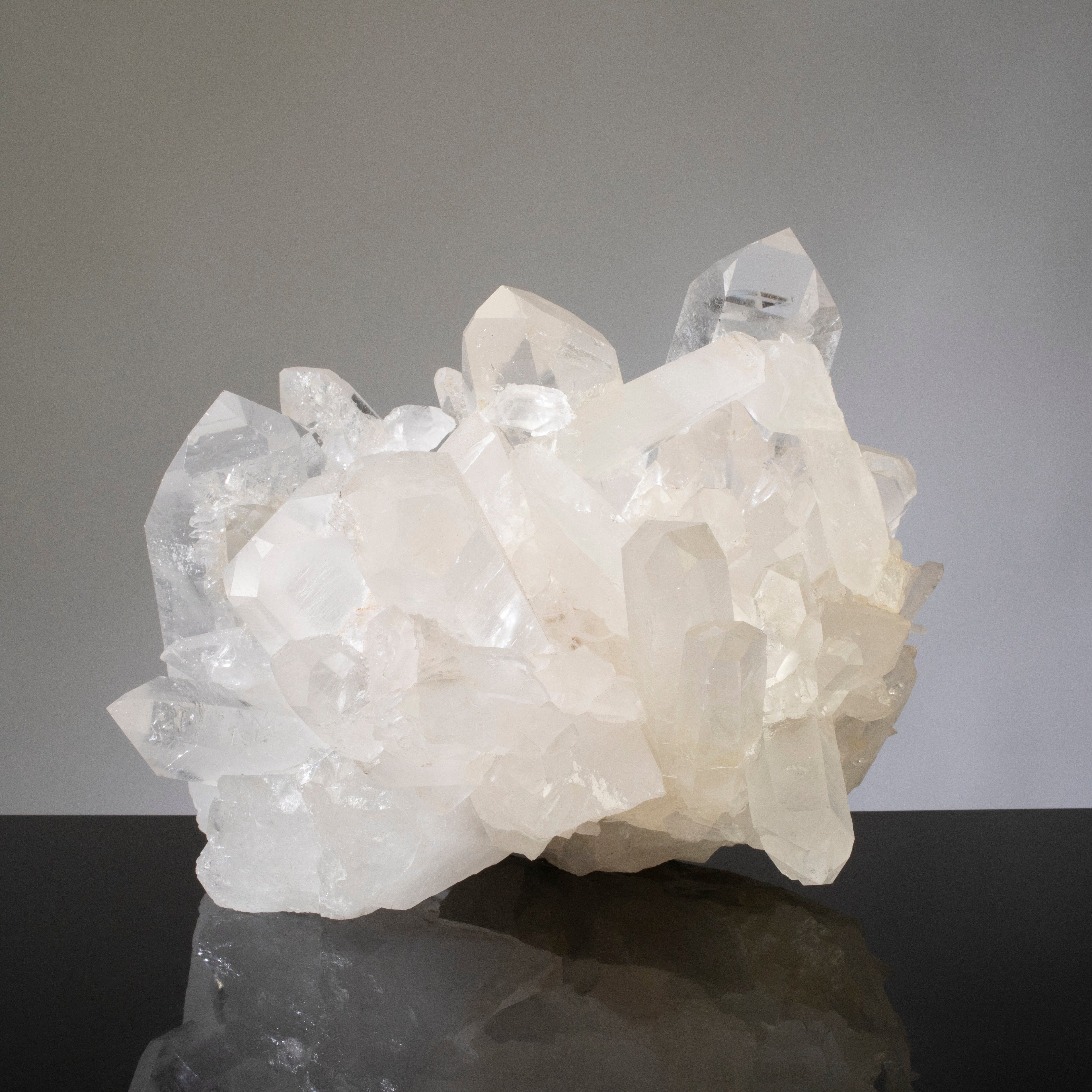Kalifano Quartz Lemurian Quartz Cluster from Brazil - 11.5" / 22 lbs QC20000.002