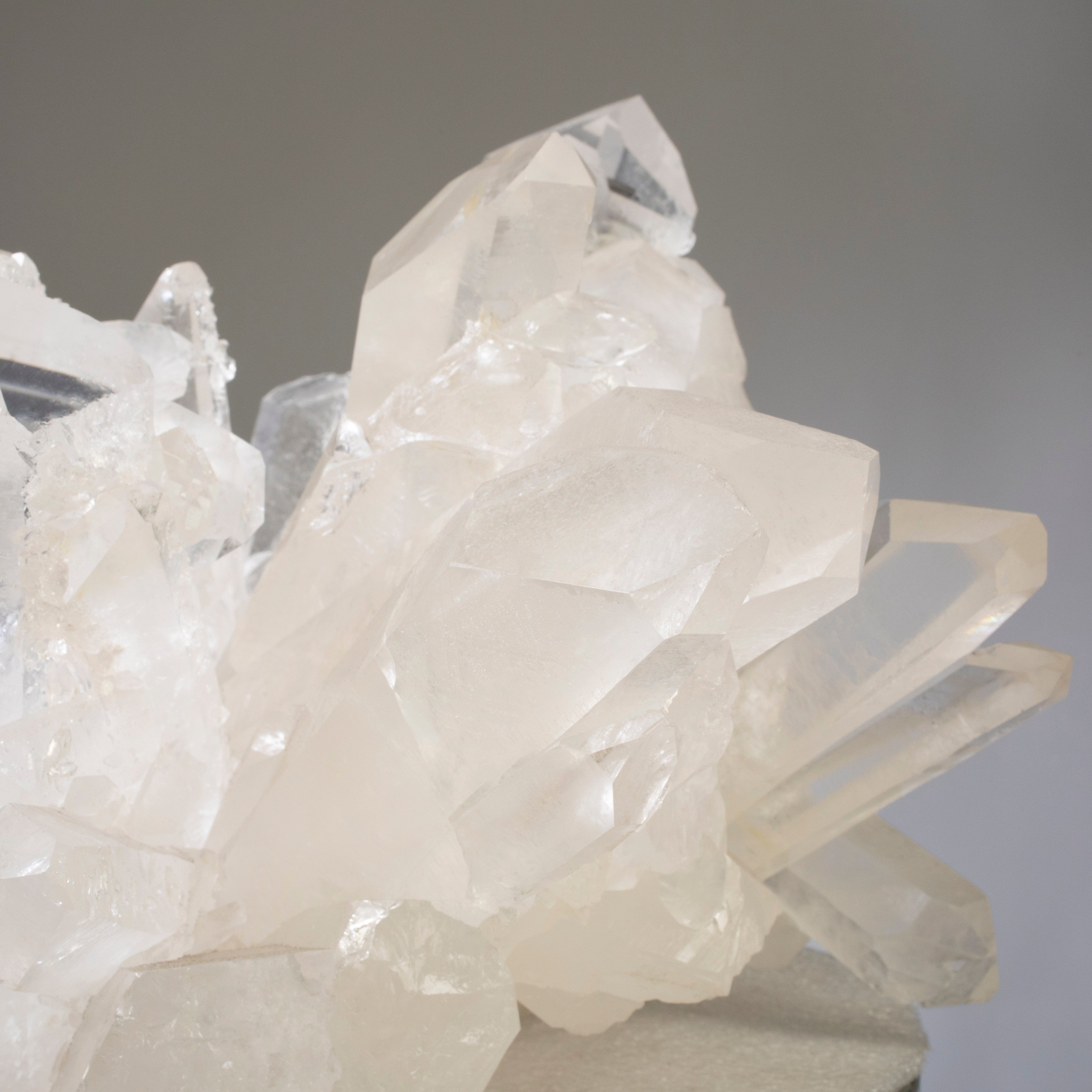 Kalifano Quartz Lemurian Quartz Cluster from Brazil - 11.5" / 22 lbs QC20000.002