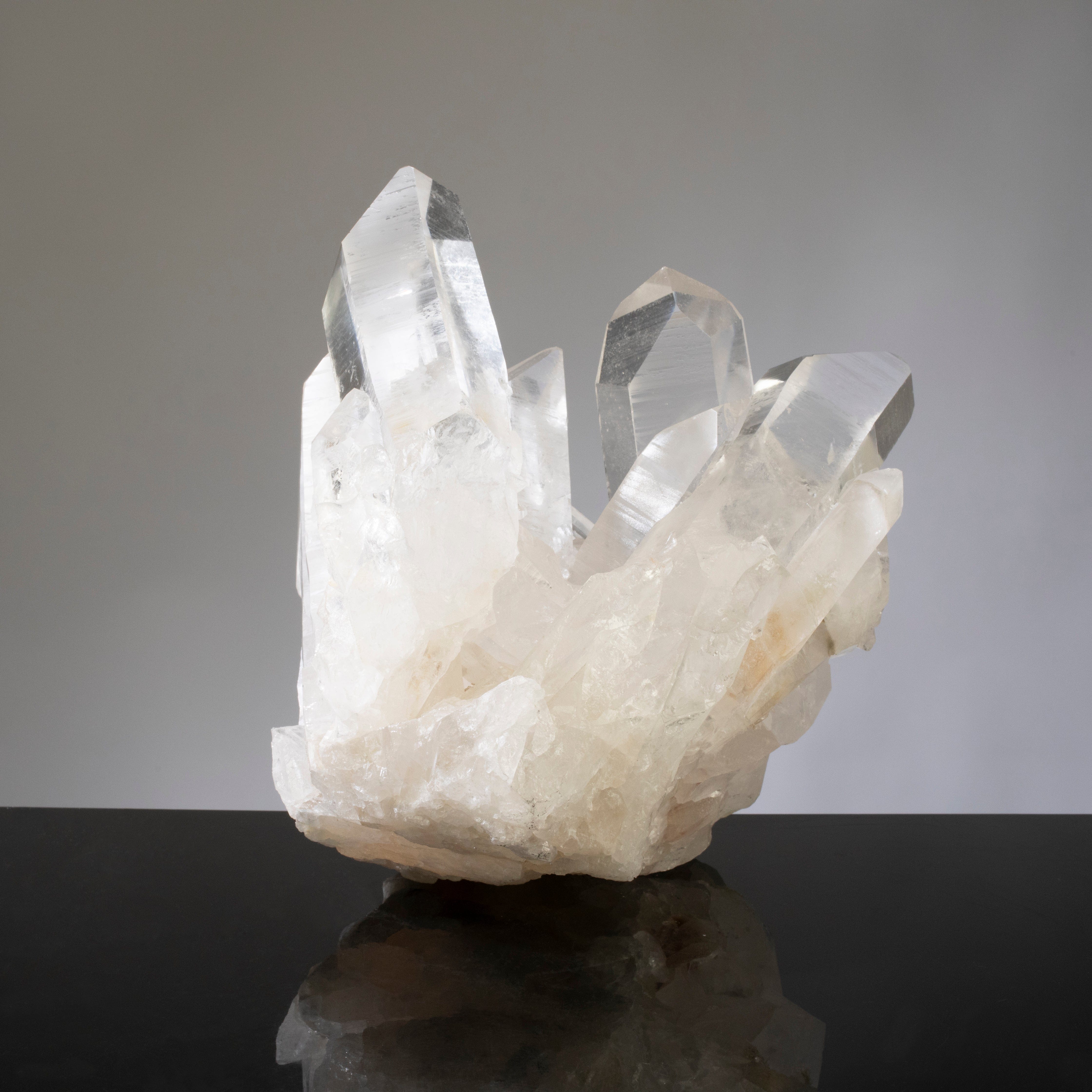 Kalifano Quartz Lemurian Quartz Cluster from Brazil - 12" / 20 lbs QC19200.001