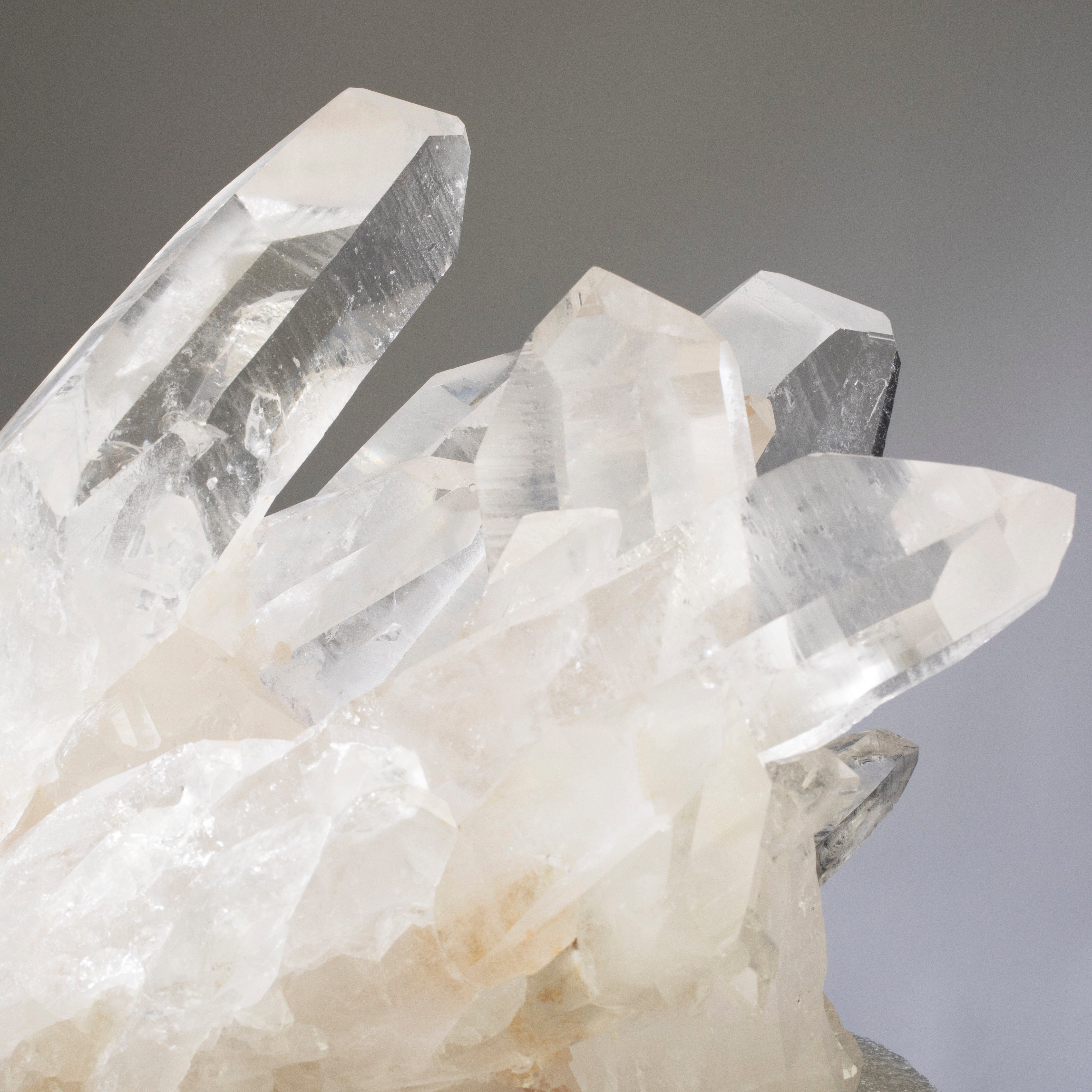Kalifano Quartz Lemurian Quartz Cluster from Brazil - 12" / 20 lbs QC19200.001