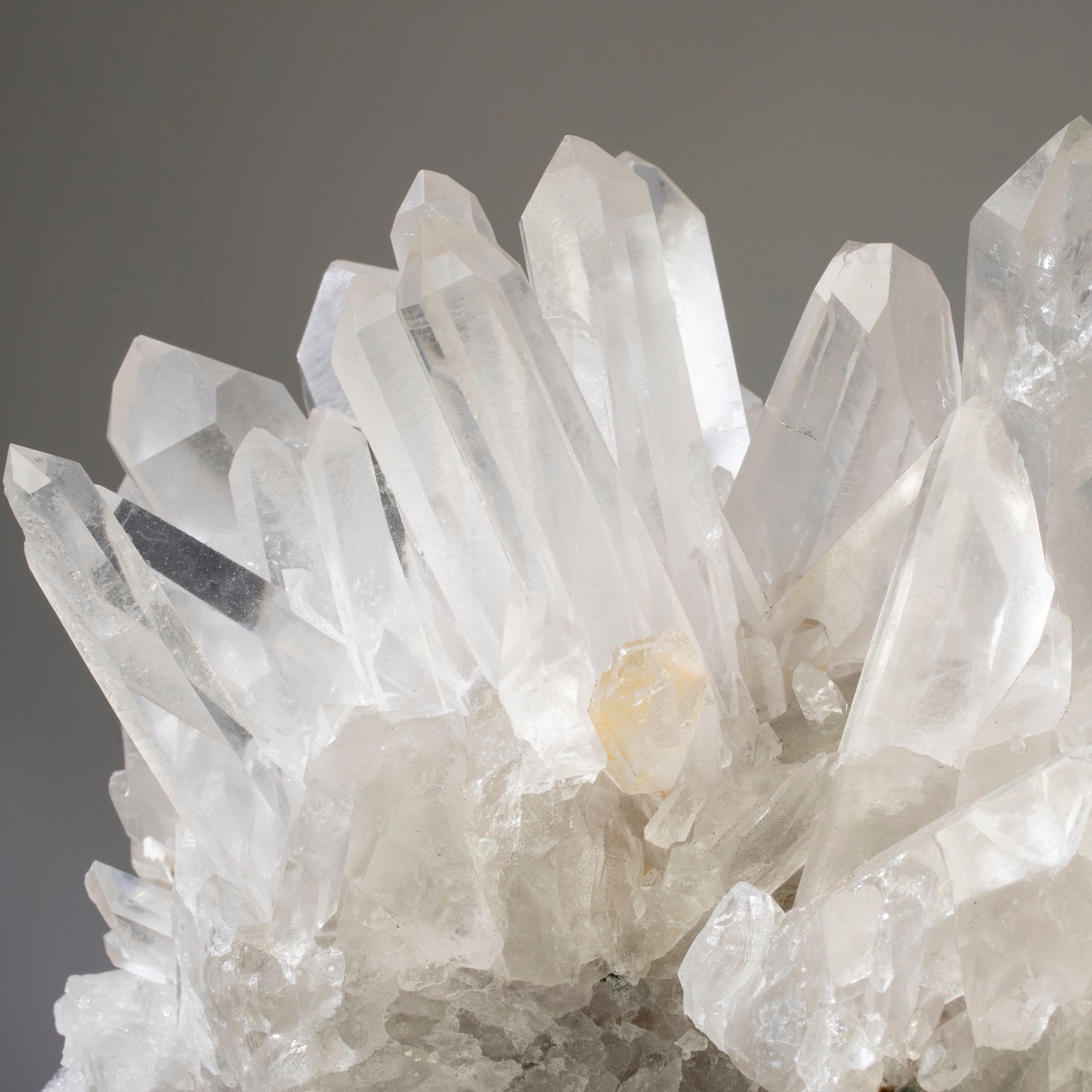Kalifano Quartz Lemurian Quartz Cluster from Brazil - 15" / 20 lbs QC18000.004