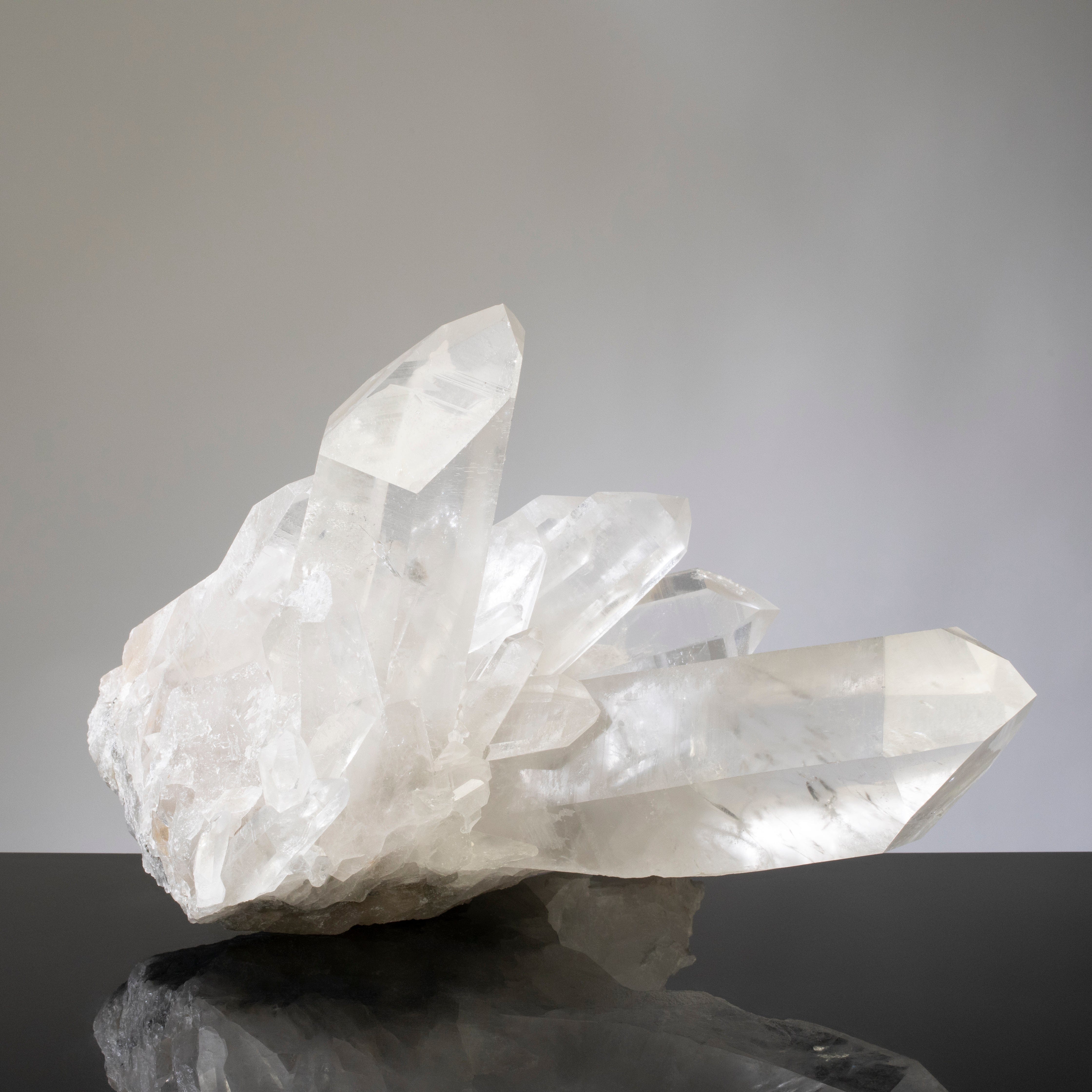 Kalifano Quartz Lemurian Quartz Cluster from Brazil - 15" / 24 lbs QC18000.003