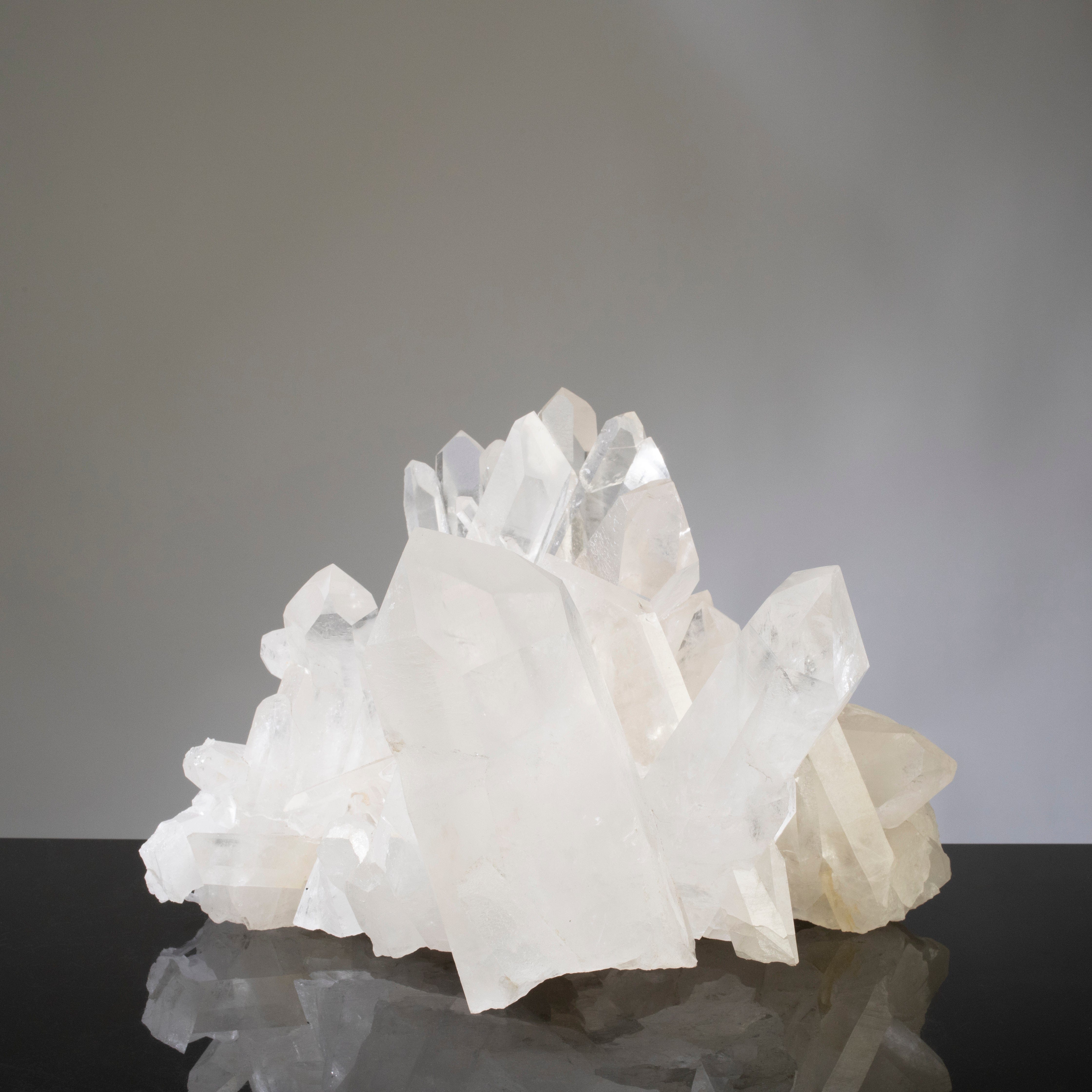 Kalifano Quartz Lemurian Quartz Cluster from Brazil - 17" / 39 lbs QC36000.005