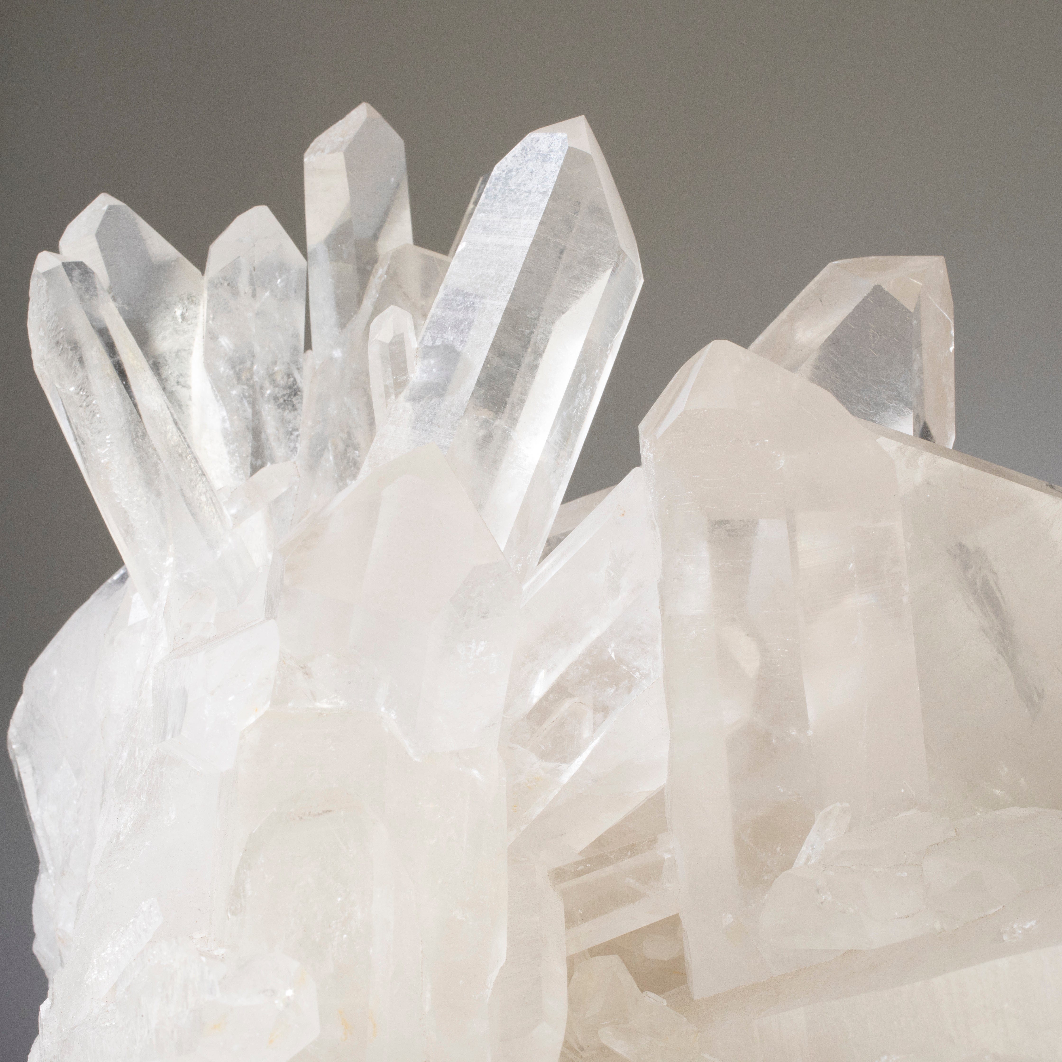 Kalifano Quartz Lemurian Quartz Cluster from Brazil - 17" / 39 lbs QC36000.005