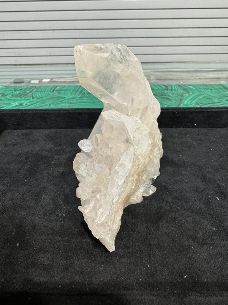 Kalifano Quartz Natural Clear Quartz Cluster 4" (AA800.002 -- 102mm W x 102mm H  (76mm L) QC1000.001