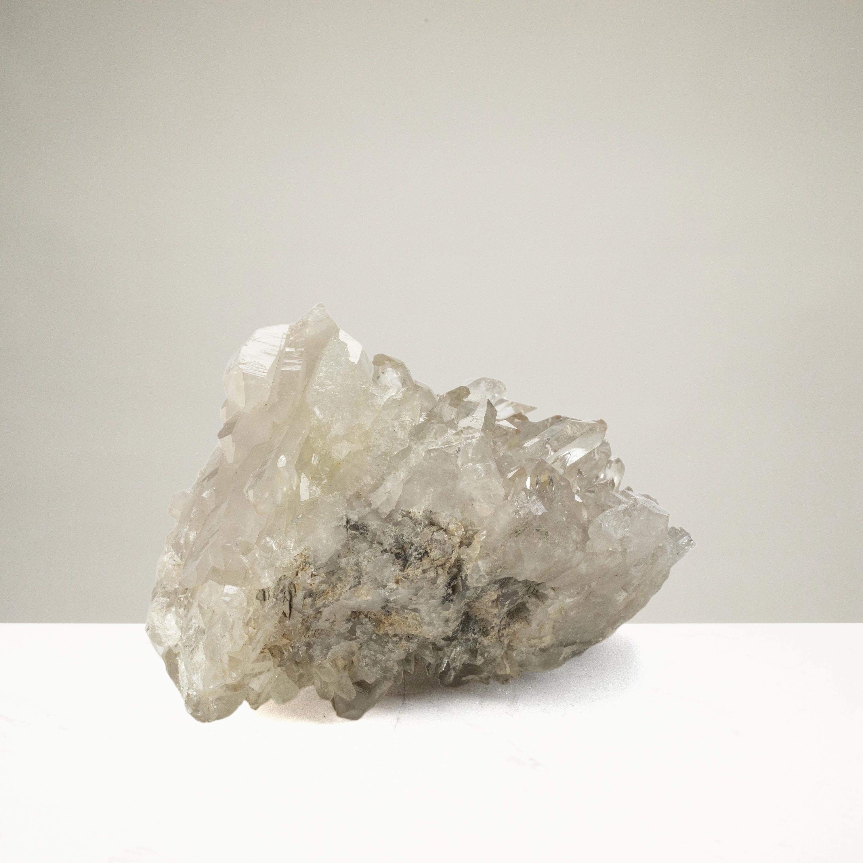 Kalifano Quartz Natural Crystal Quartz Cluster - 13" / 14.6 lbs QC4800.004