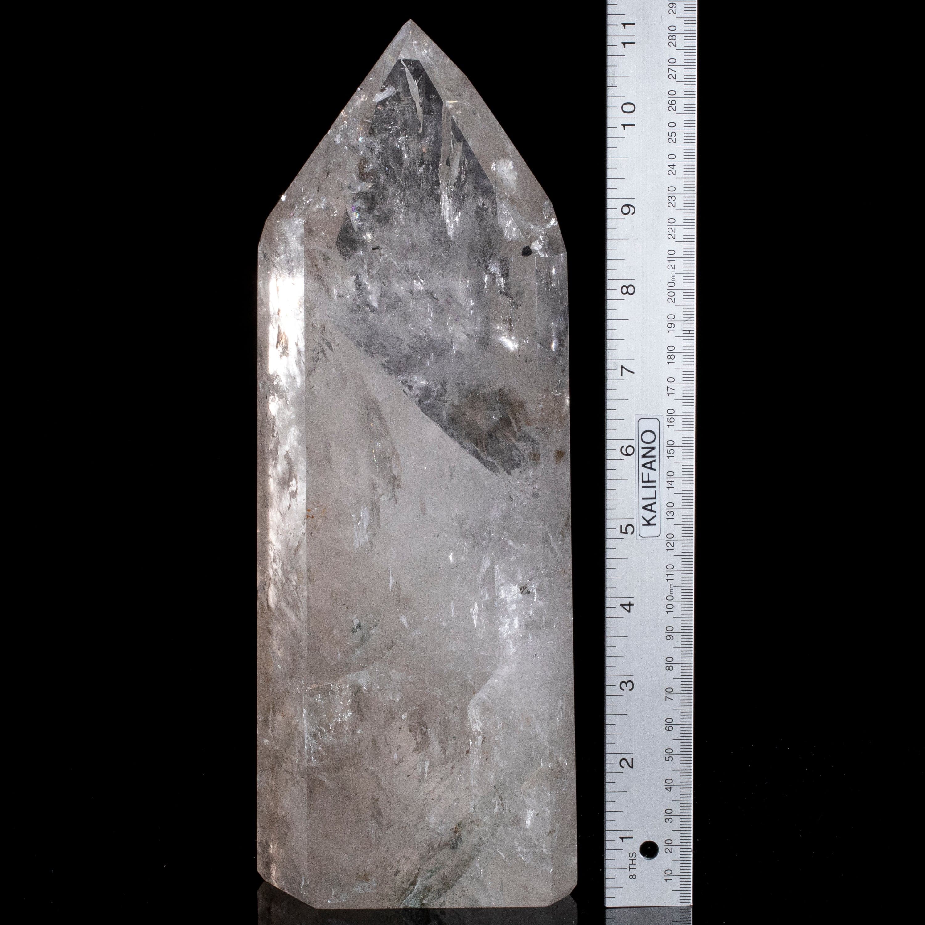 Kalifano Quartz Natural Quartz Obelisk from Brazil - 11.5" / 3,760 grams QZ4800.002