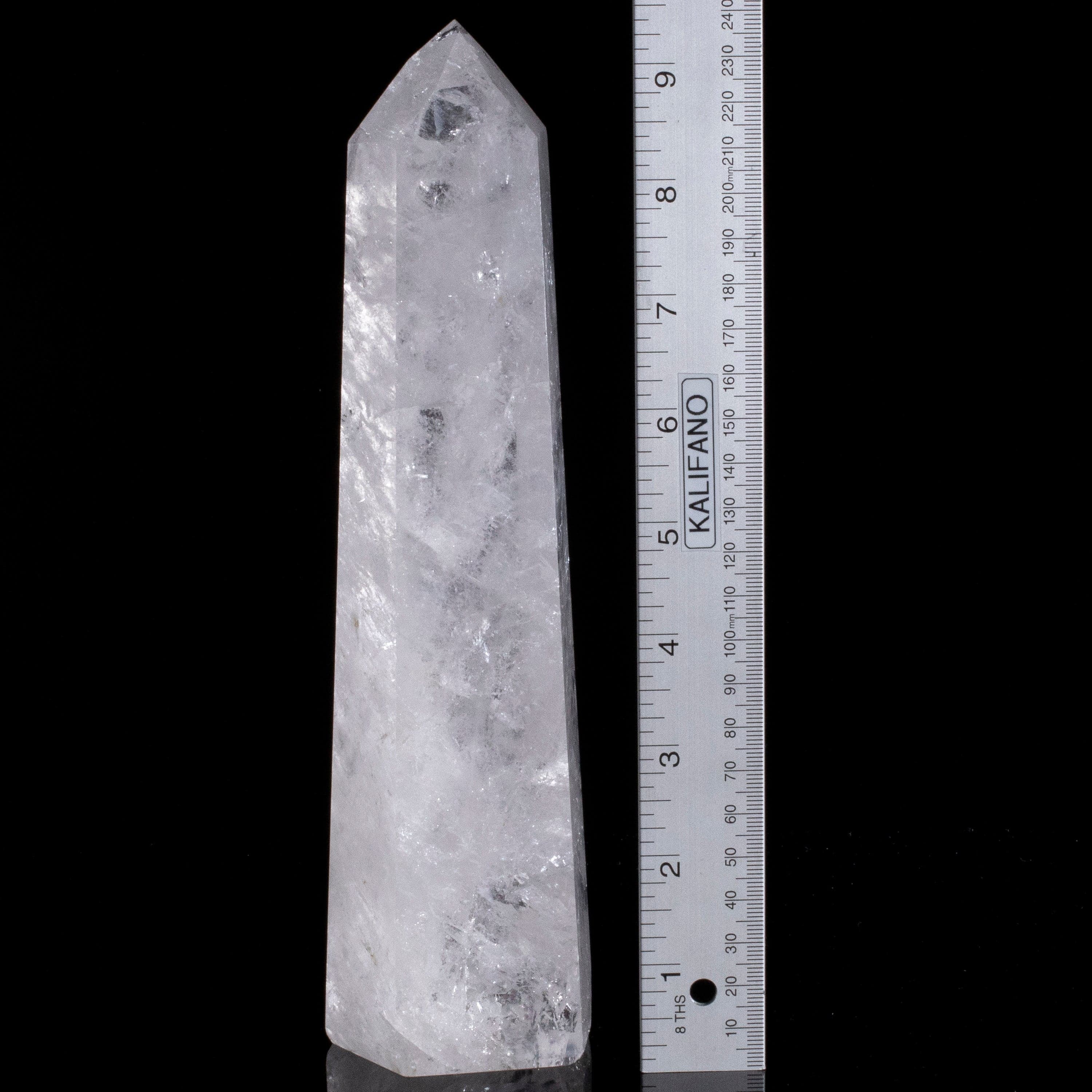 Kalifano Quartz Natural Quartz Obelisk from Brazil - 9.5" / 1,313 grams QZ1800.011
