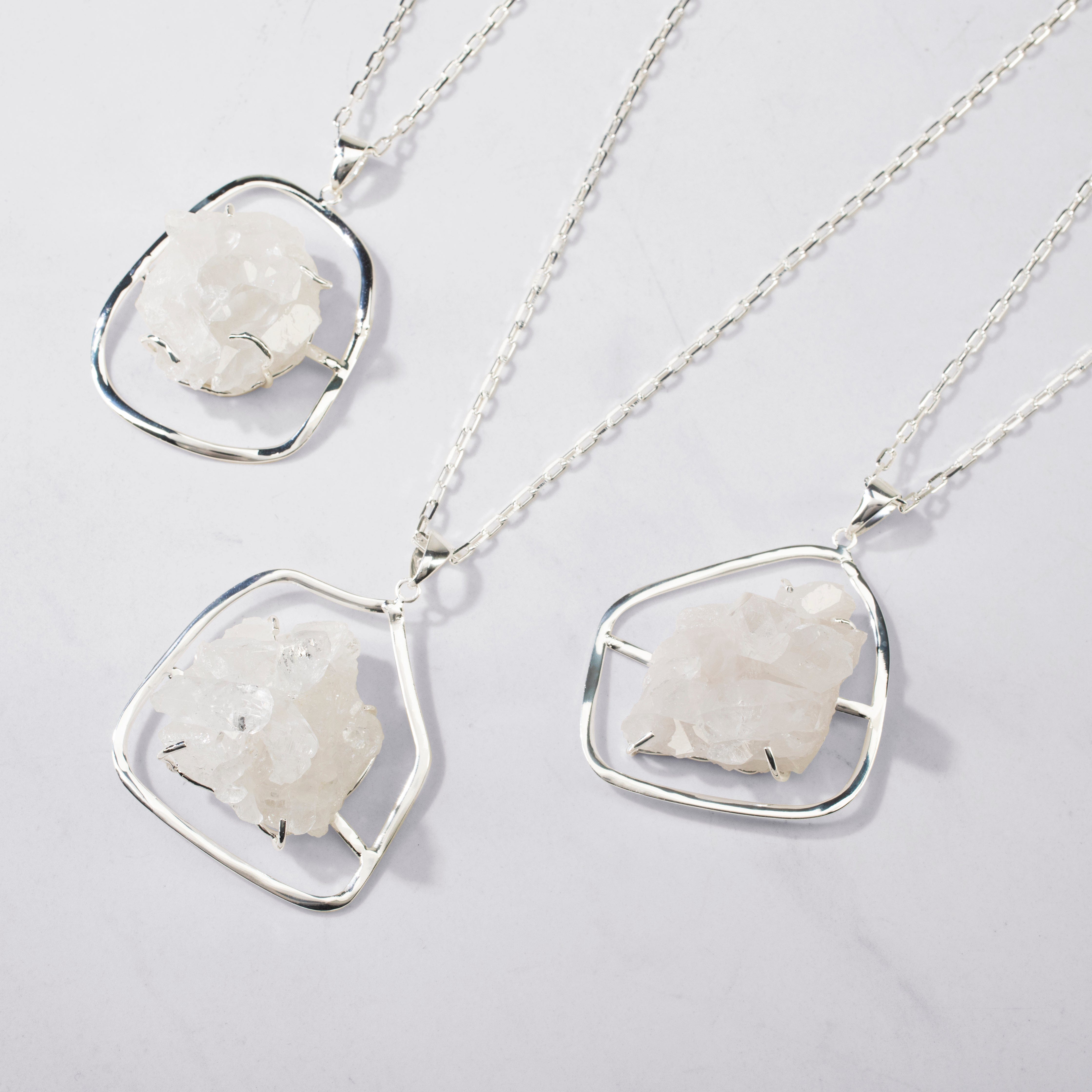 KALIFANO Quartz Pendant & Necklace CJN77-QZ
