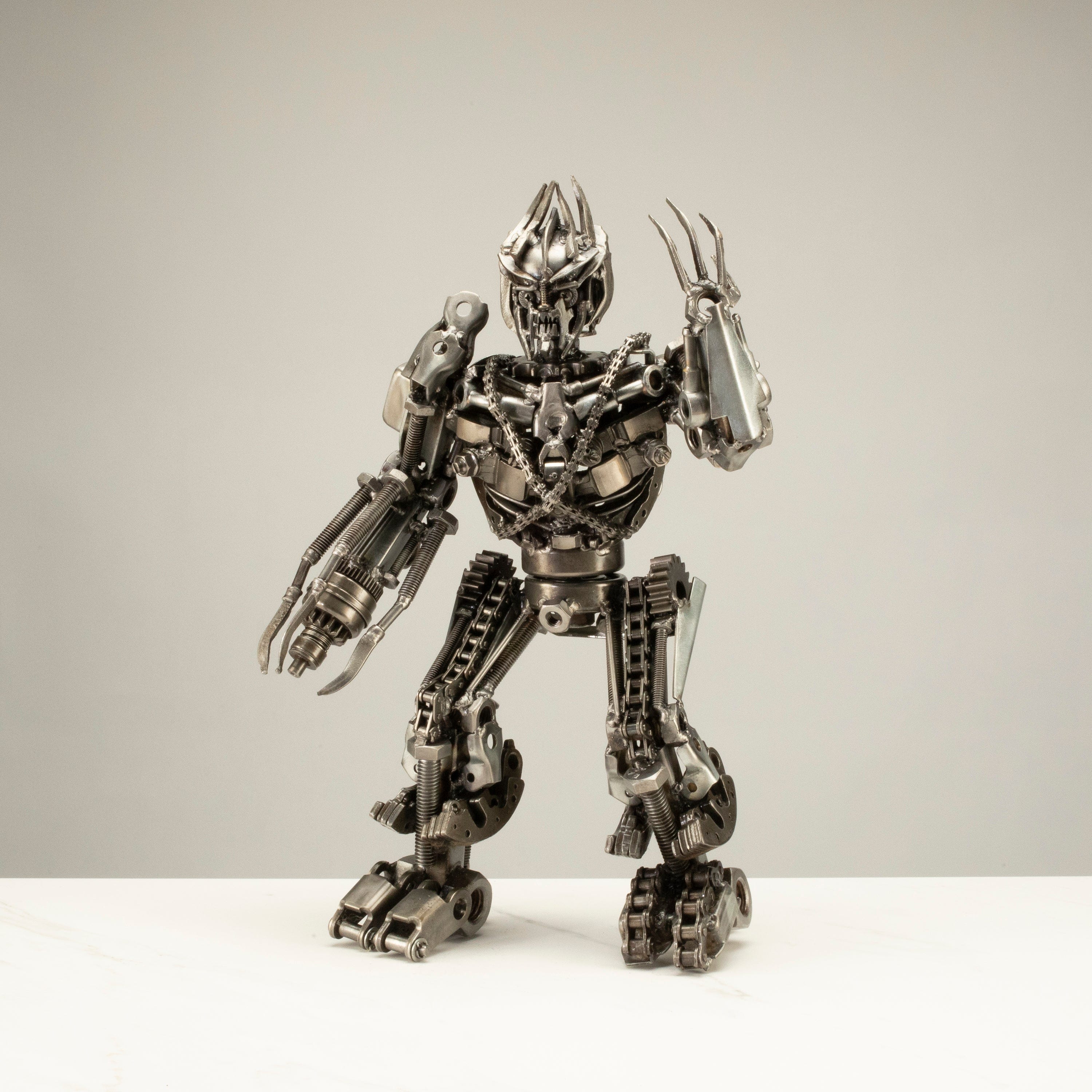 Kalifano Recycled Metal Art 16" Megatron Inspired Recycled Metal Art Sculpture RMS-MEG41-S