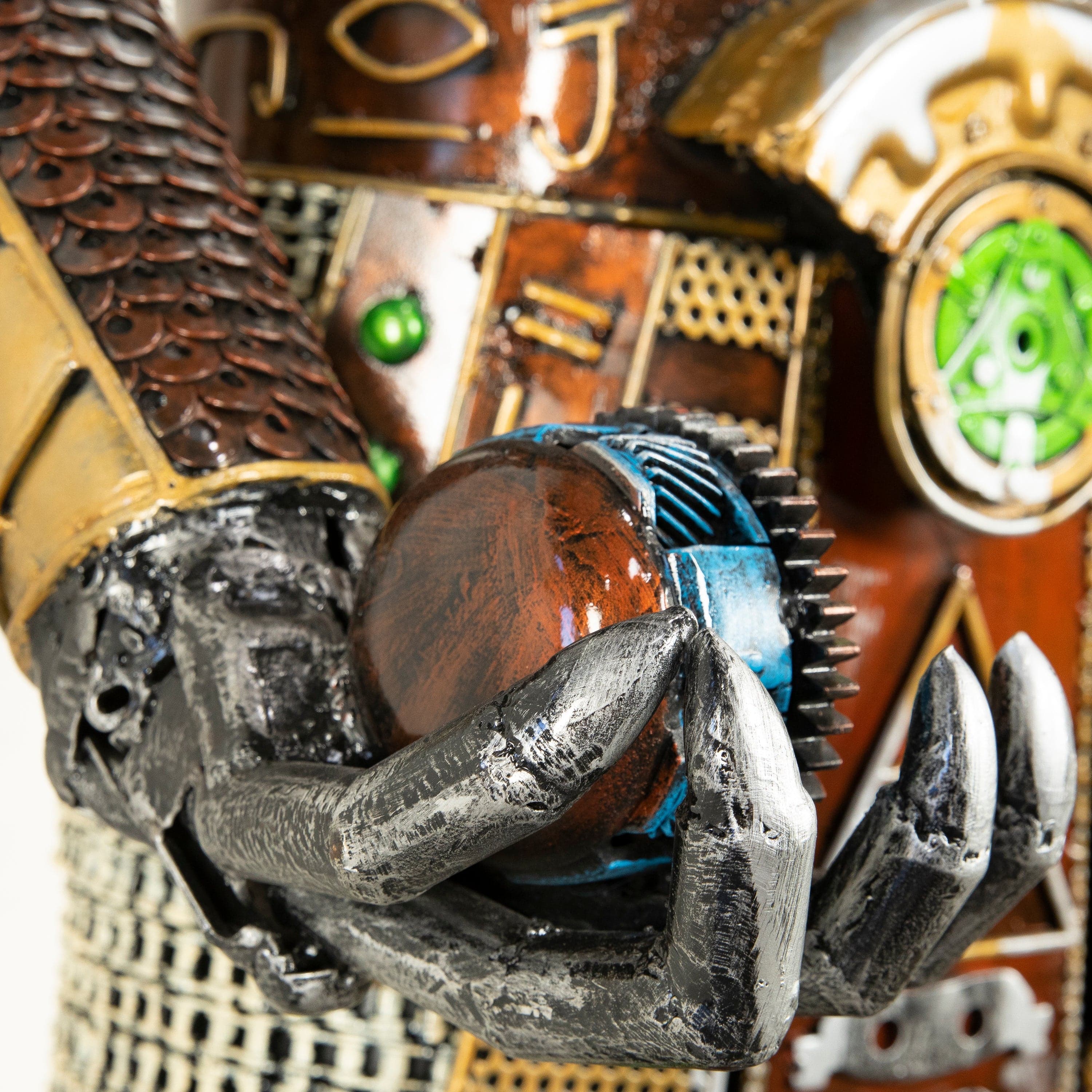 Kalifano Recycled Metal Art 91" Horus Recycled Metal Sculpture RMS-HRS230-N01