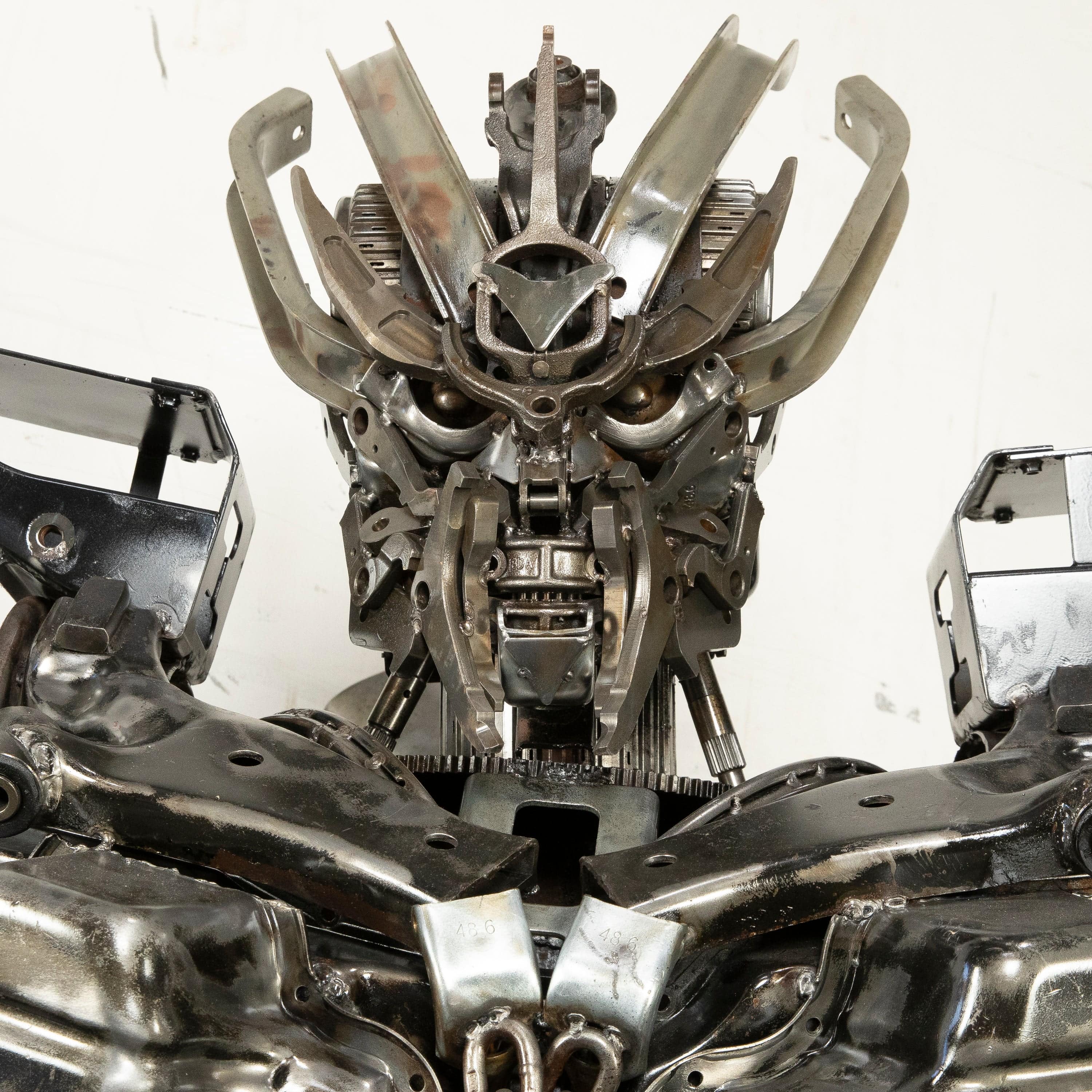 Kalifano Recycled Metal Art 91" Megatron Inspired Recycled Metal Art Sculpture RMS-MEG230-S06