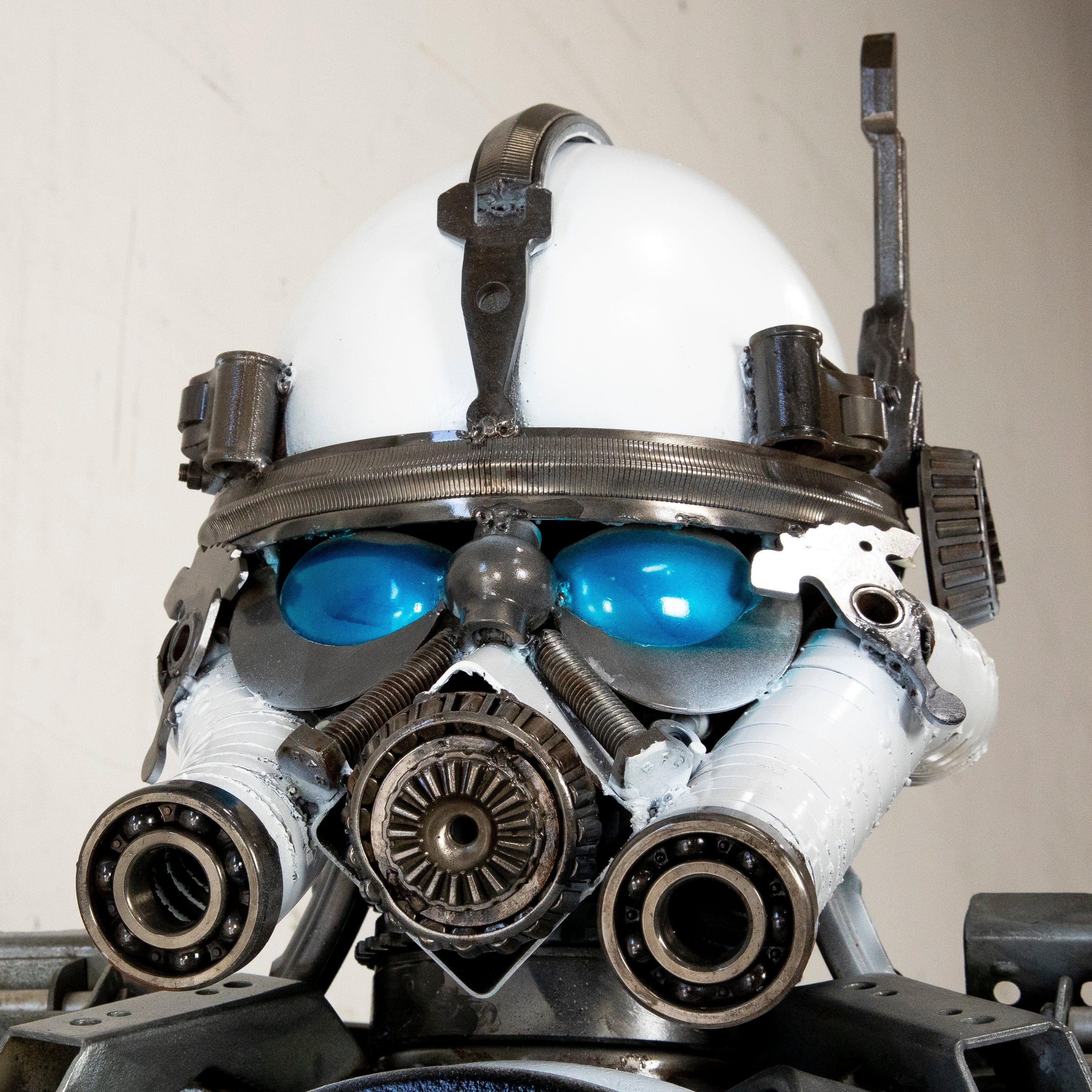 Kalifano Recycled Metal Art 91" Storm Trooper Inspired Recycled Metal Art Sculpture RMS-ST230-S05