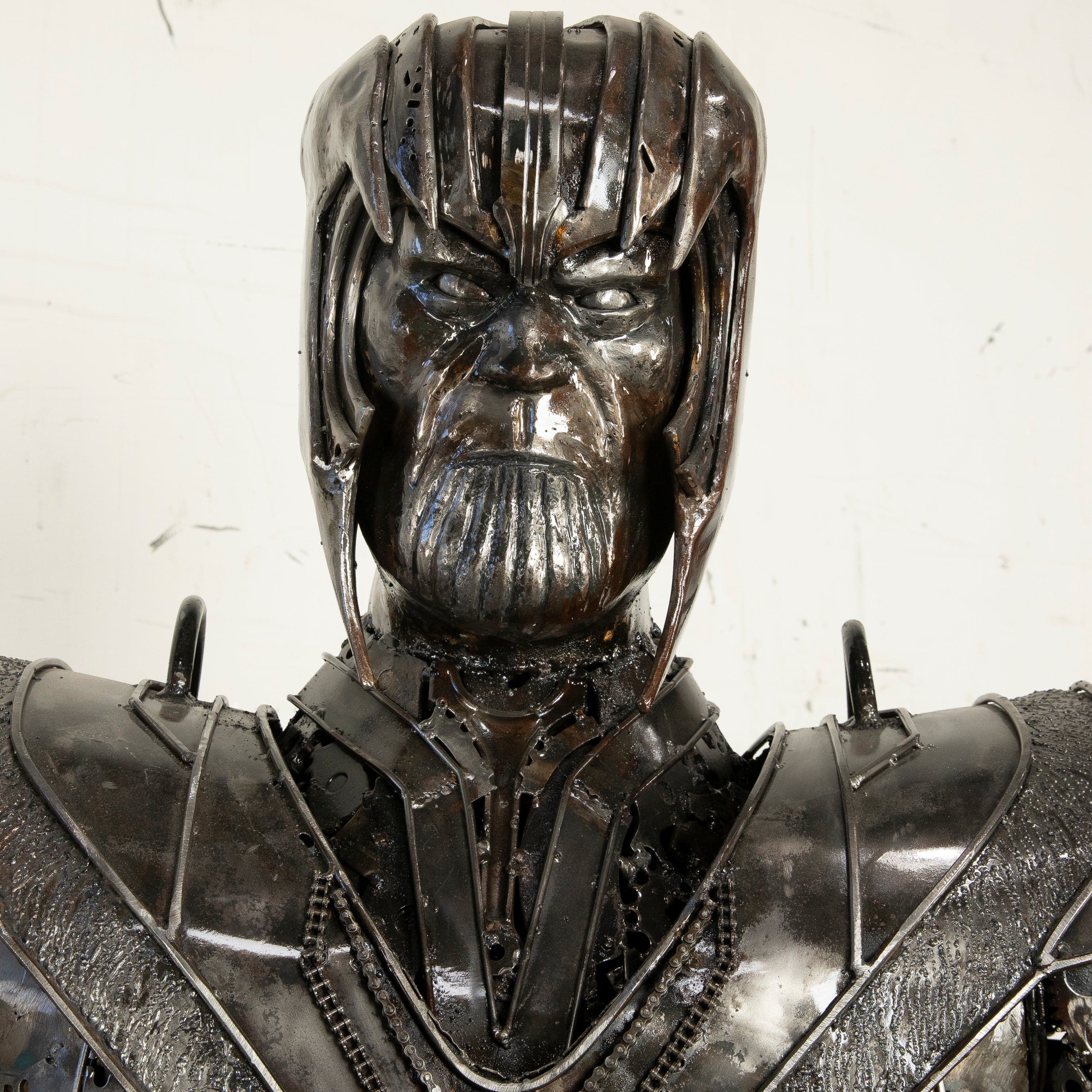 Kalifano Recycled Metal Art 91" Thanos Inspired Recycled Metal Art Sculpture RMS-THAN230-N