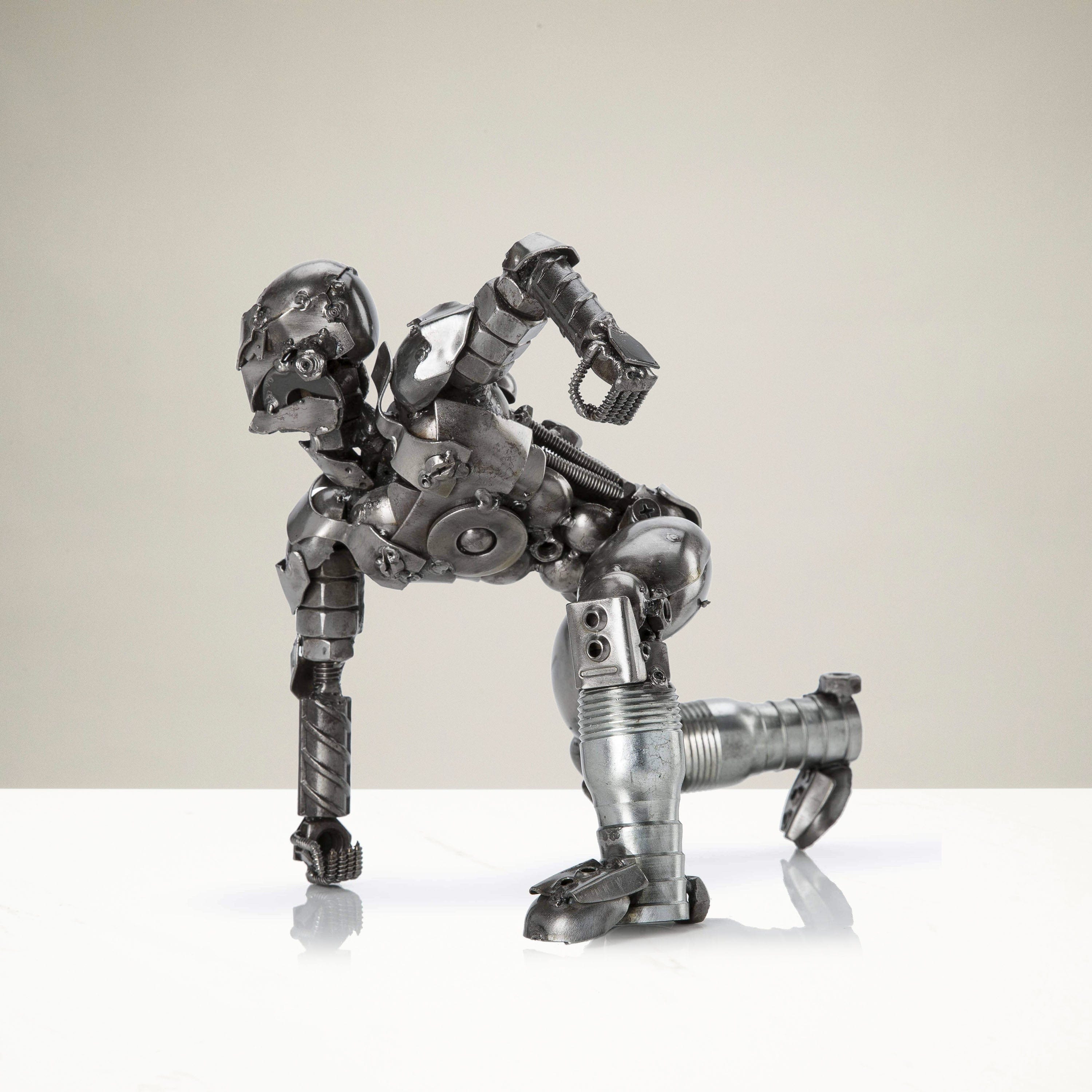 Kalifano Recycled Metal Art Iron Man Inspired Recycled Metal Sculpture RMS-700IMB-N