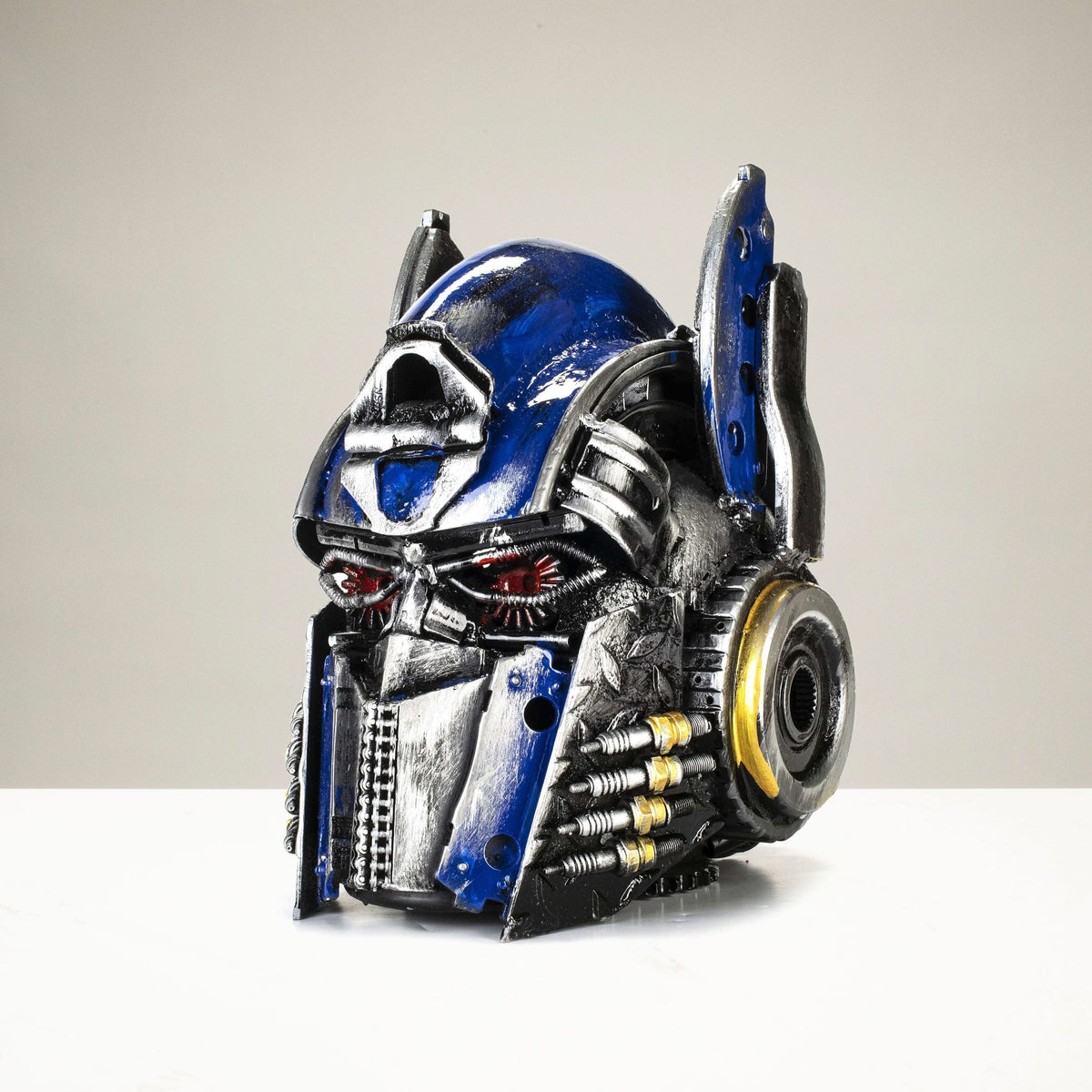 buy optimus prime motorcycle helmet Skullskins Transformed Blue Full Face Cover Wearable 2 Motorcycle Gear Optimus Prime Motorcycle