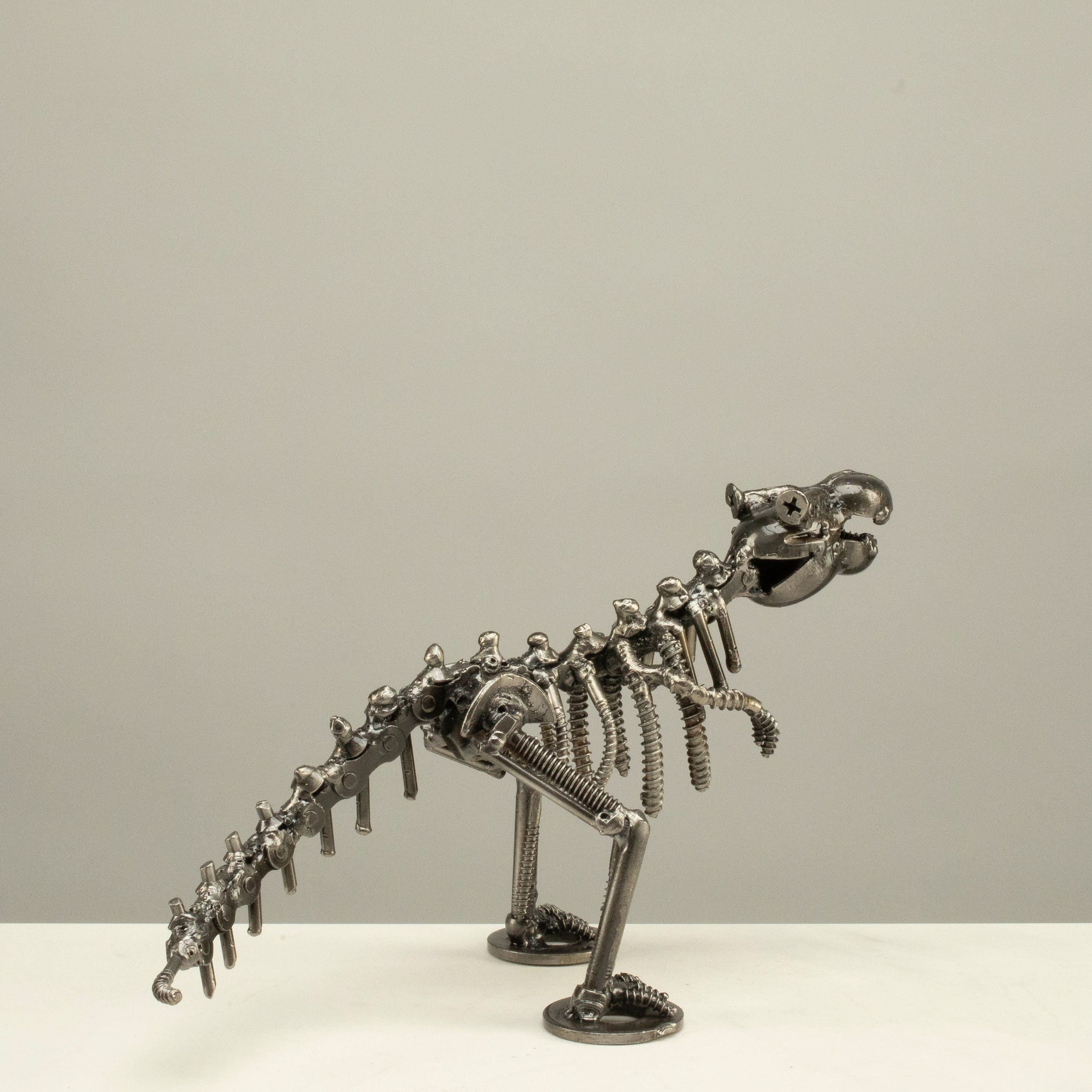 KALIFANO Recycled Metal Art T-Rex Recycled Metal Sculpture RMS-300TRX-N