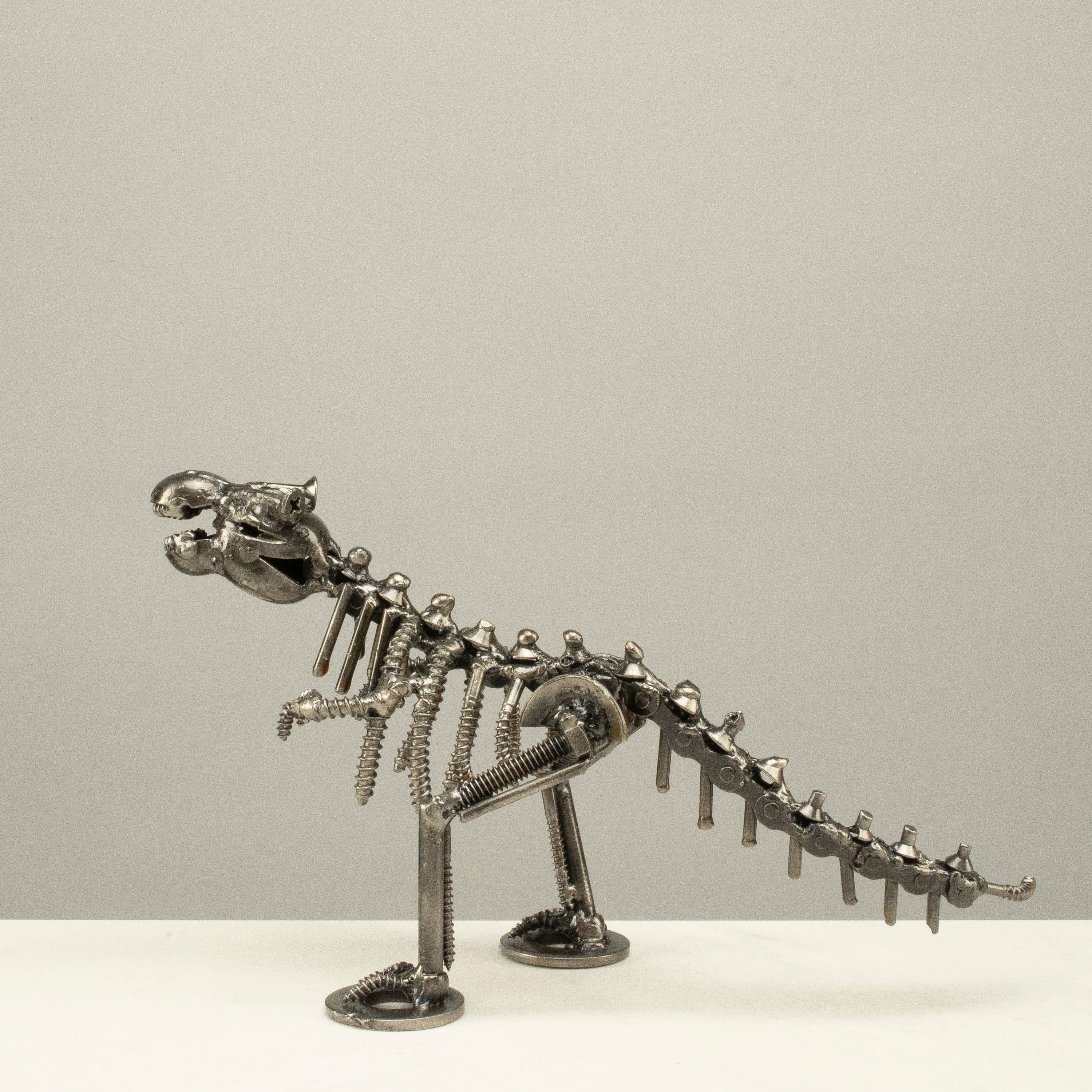 KALIFANO Recycled Metal Art T-Rex Recycled Metal Sculpture RMS-300TRX-N