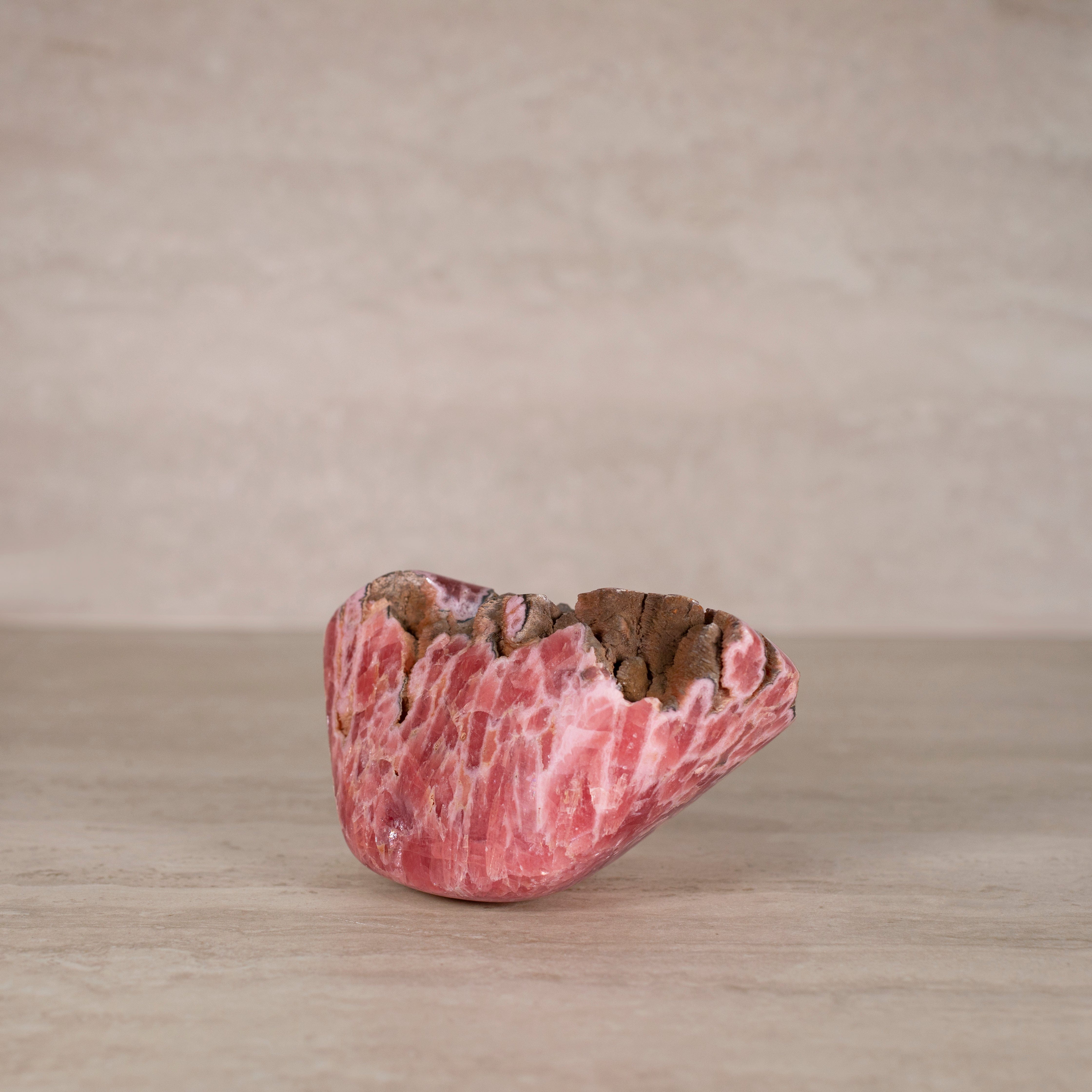 Kalifano Rhodochrosite Rhodochrosite Freeform Carving from Argentina - 5" / 1,180 g RC16800.001