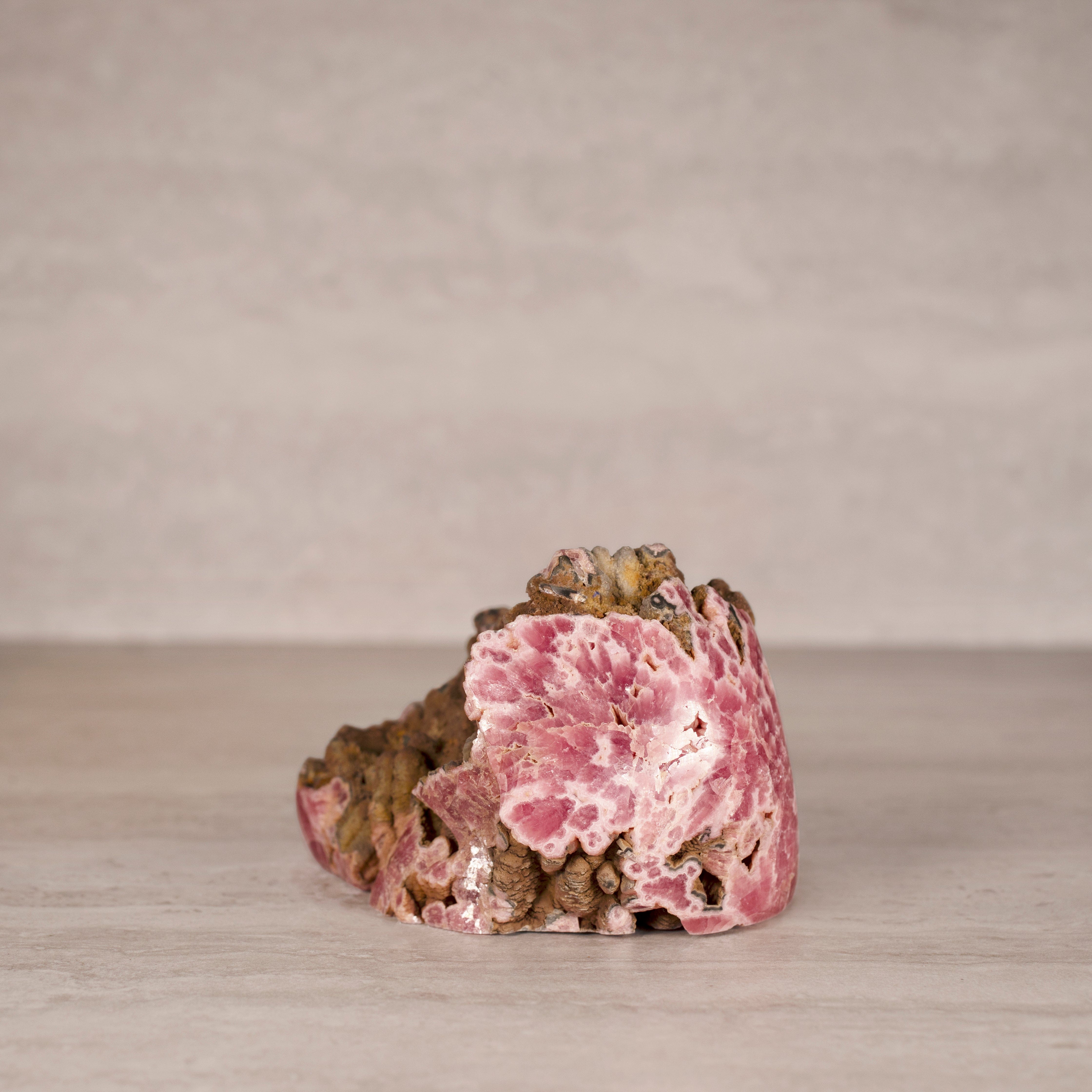 Kalifano Rhodochrosite Rhodochrosite Freeform Carving from Argentina - 5.25" / 1,815 g RC26000.001