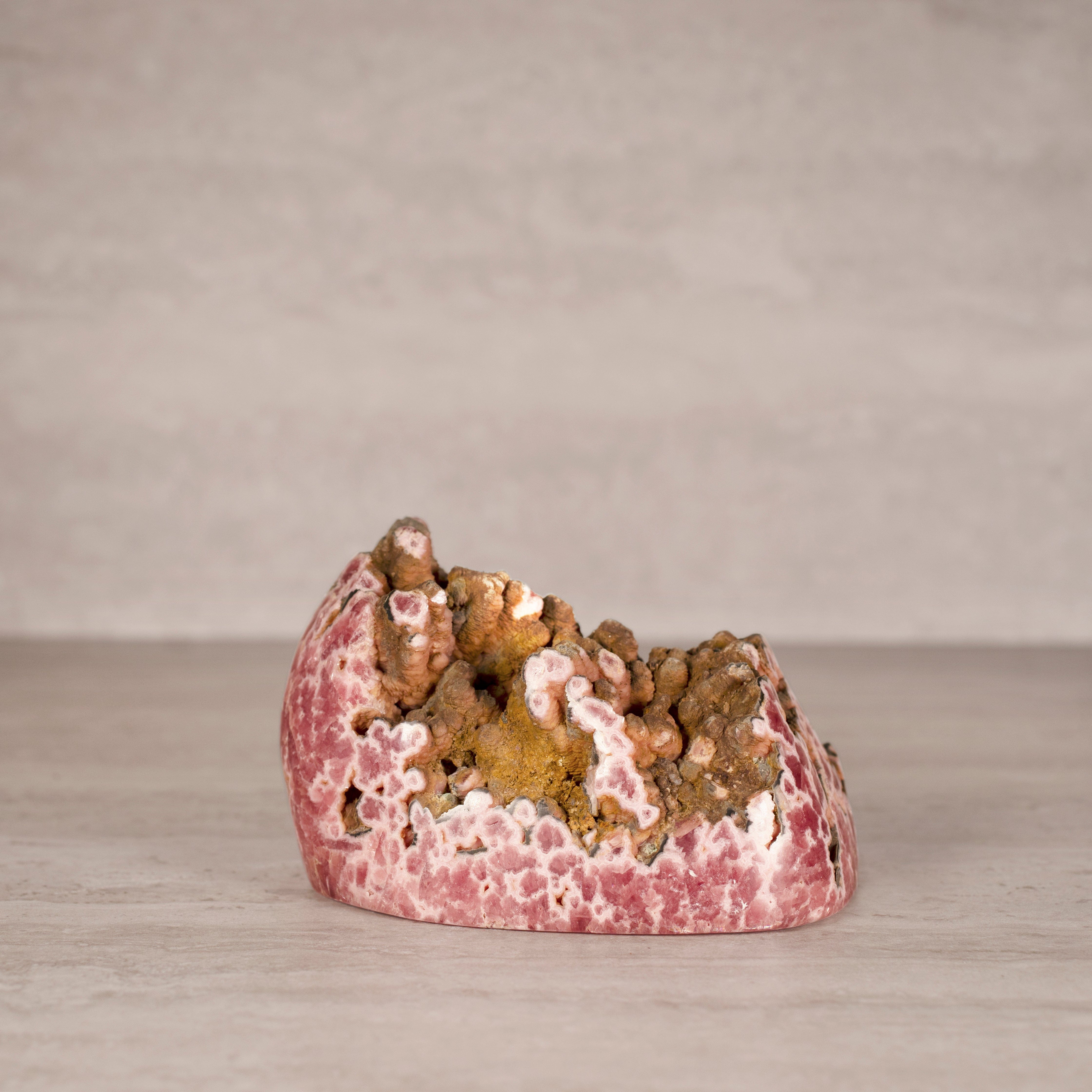Kalifano Rhodochrosite Rhodochrosite Freeform Carving from Argentina - 5.25" / 1,815 g RC26000.001