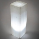 Square Selenite Lamp from Morocco - 10