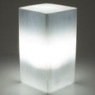 Square Selenite Lamp from Morocco - 6