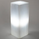 Square Selenite Lamp from Morocco - 8