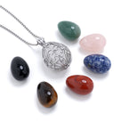 Silver Stainless Steel Faberge Egg Interchangeable Locket