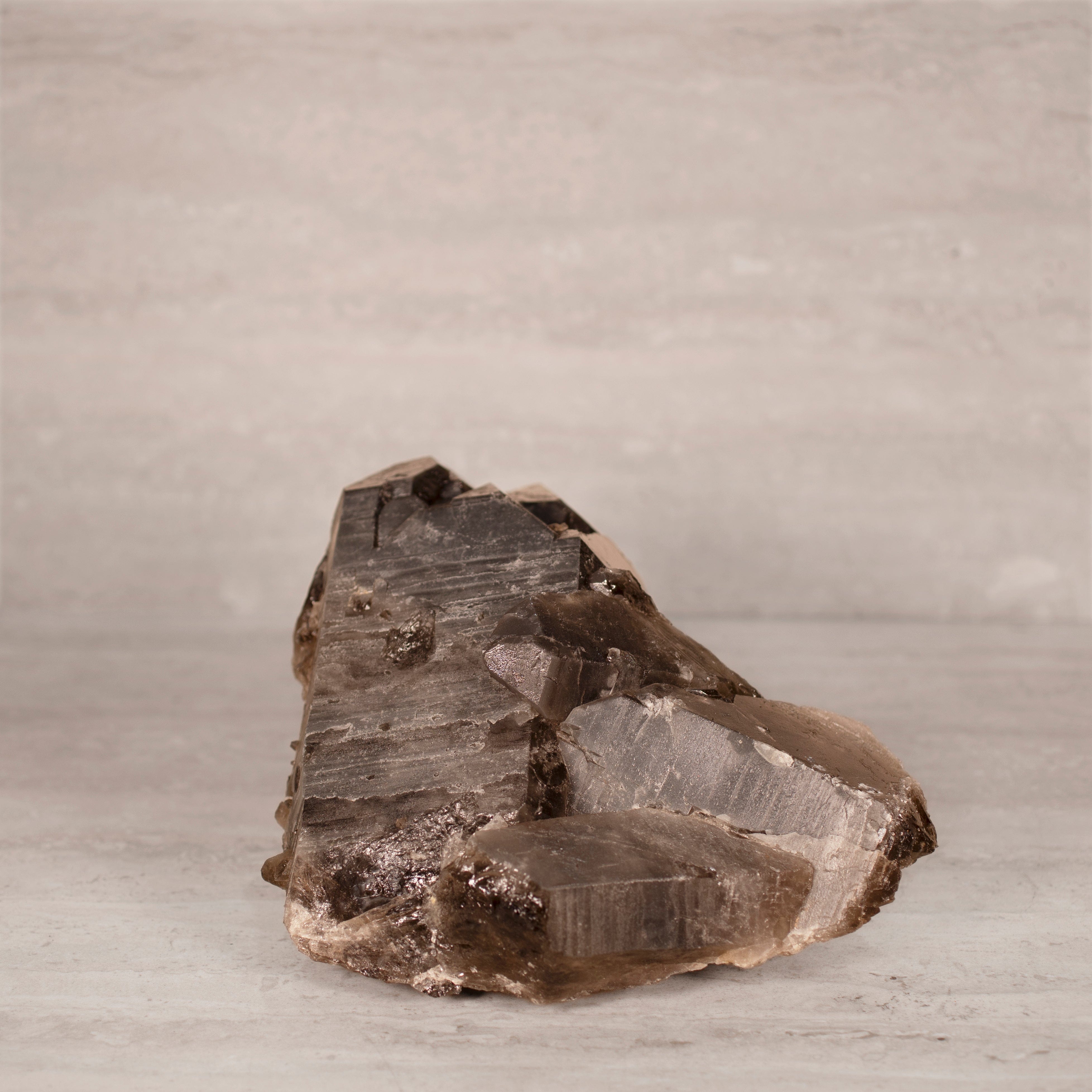 Kalifano Smoky Quartz Smoky Quartz Cluster from Brazil - 10" / 11 lbs SQ4800.006