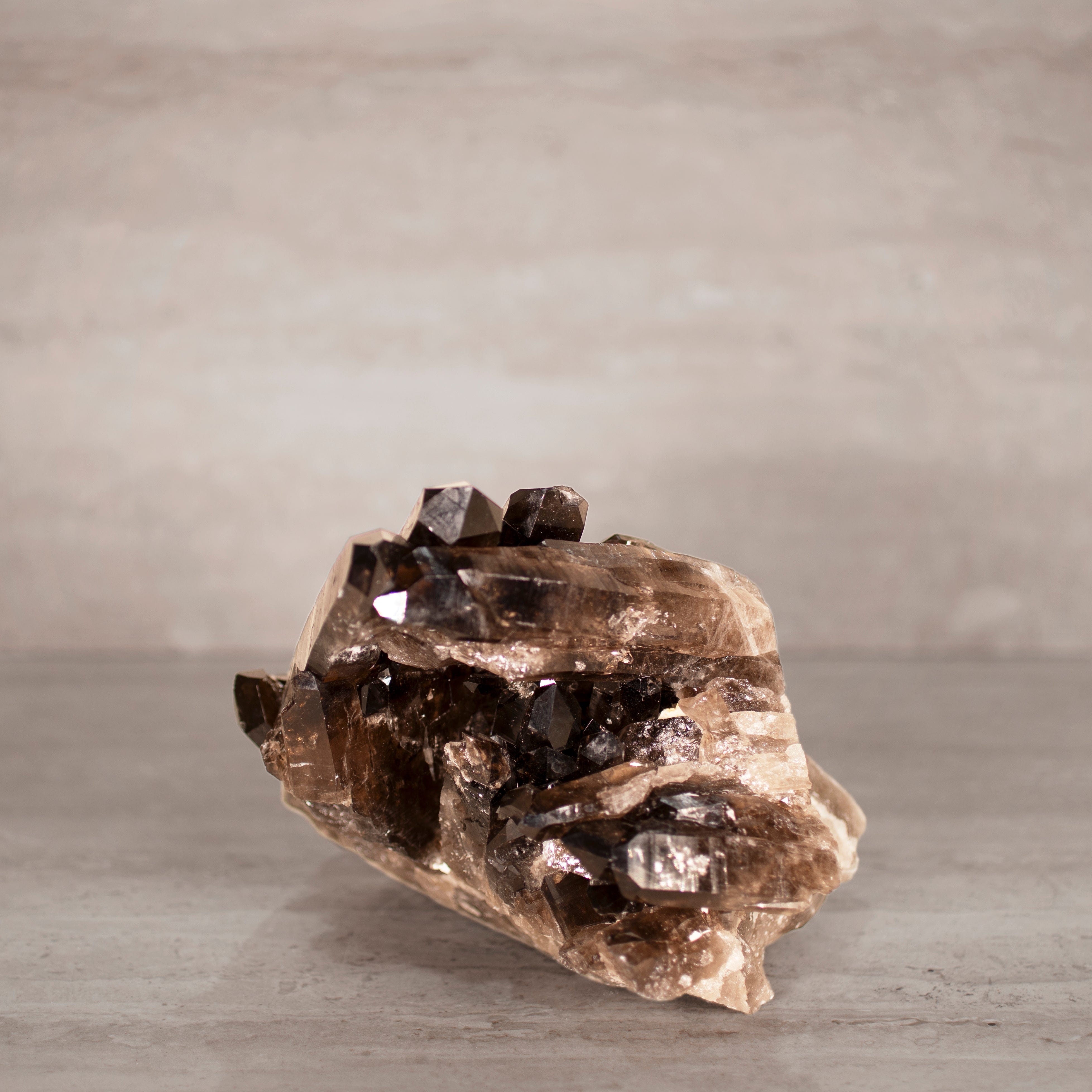 Kalifano Smoky Quartz Smoky Quartz Cluster from Brazil - 11.25" / 12 lbs SQ5400.002