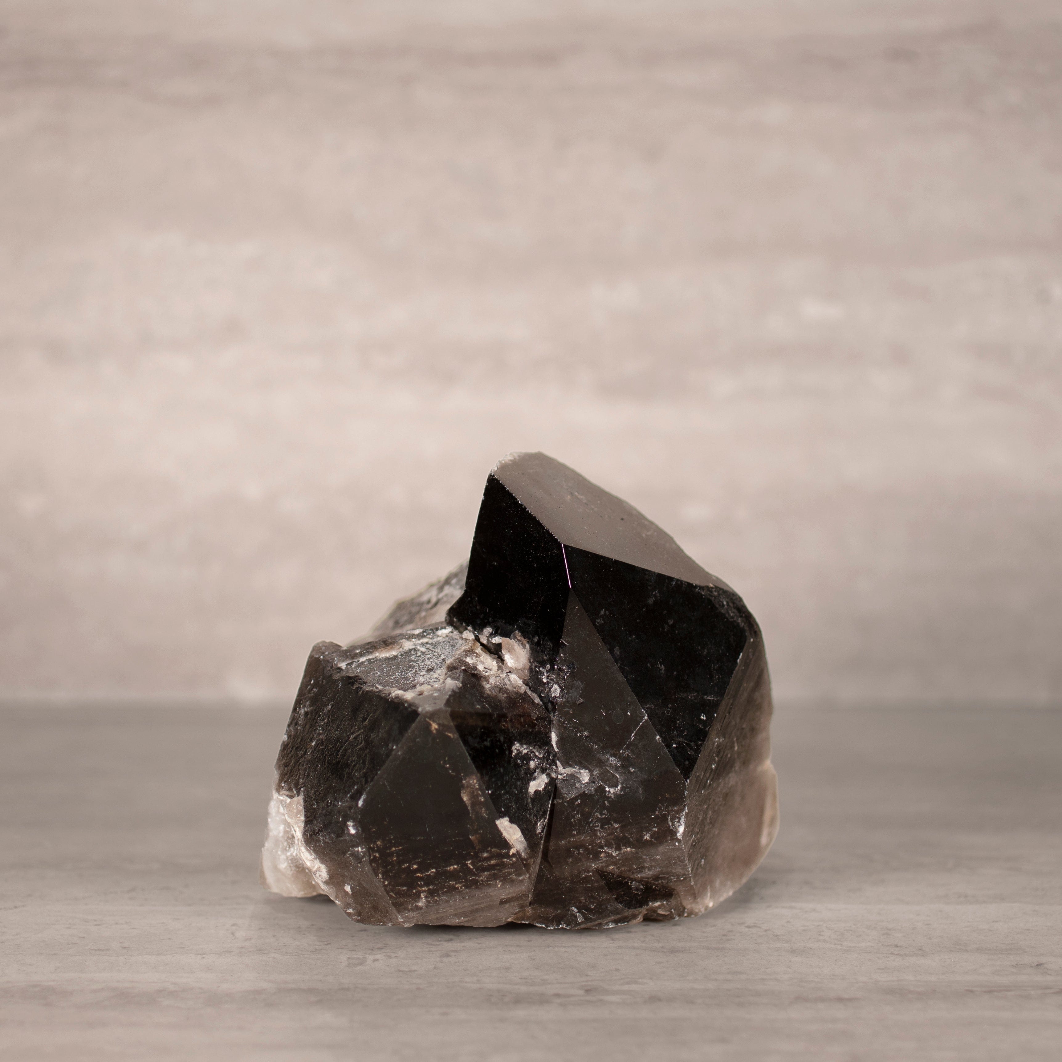 Kalifano Smoky Quartz Smoky Quartz Cluster from Brazil - 6.5" / 8 lbs SQ3600.004