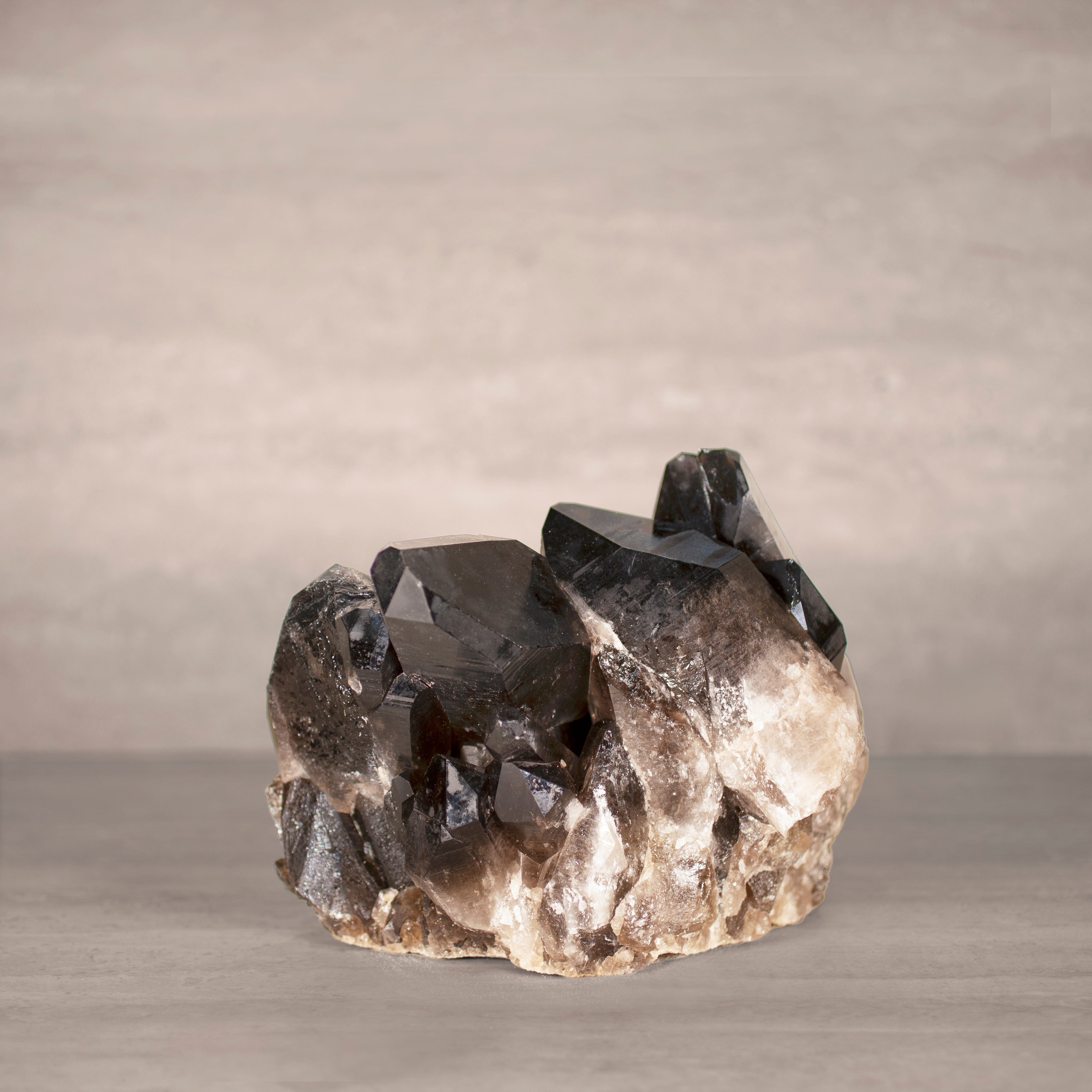 Kalifano Smoky Quartz Smoky Quartz Cluster from Brazil - 7.75" / 11 lbs SQ4600.001