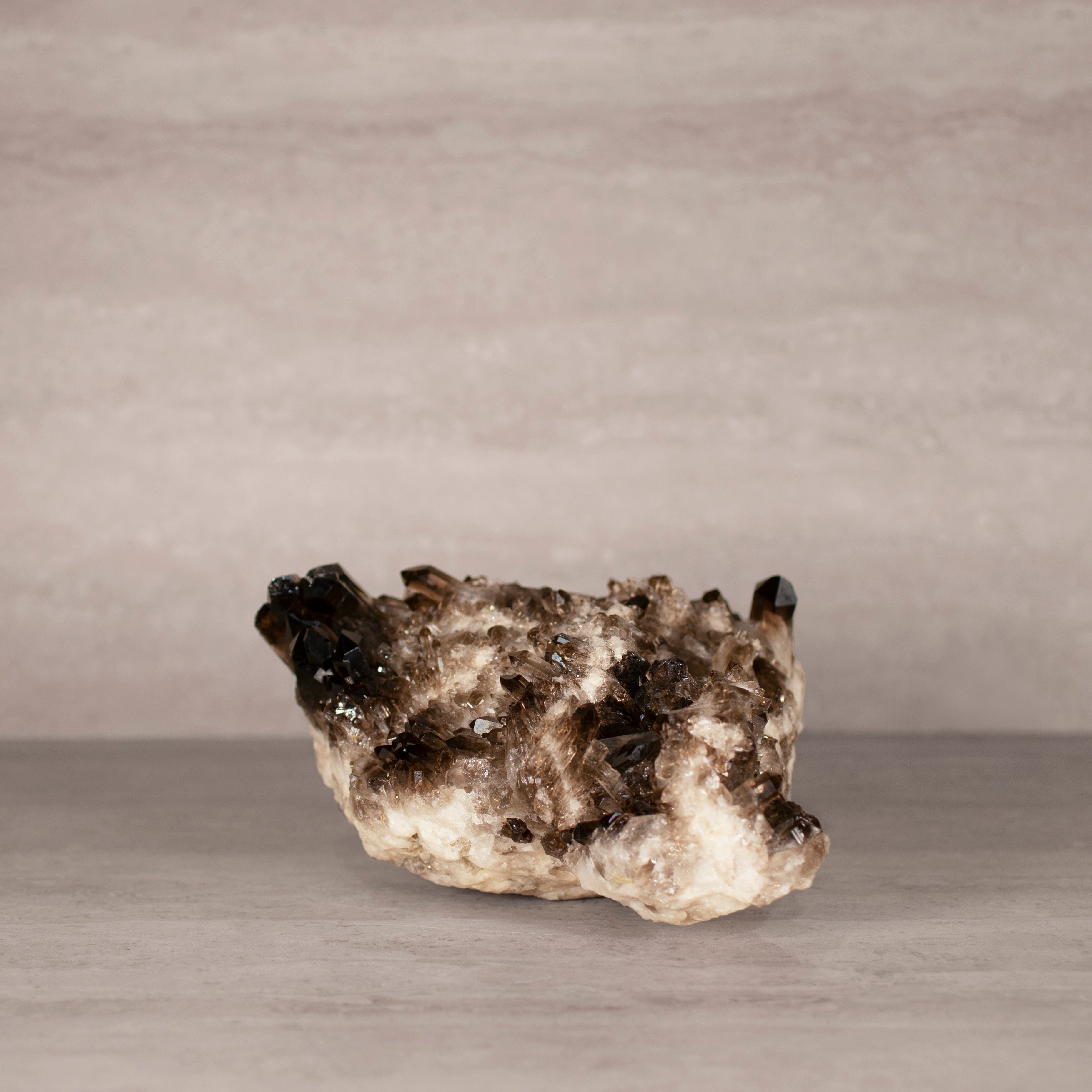 Kalifano Smoky Quartz Smoky Quartz Cluster from Brazil - 9.5" / 8 lbs SQ3800.006