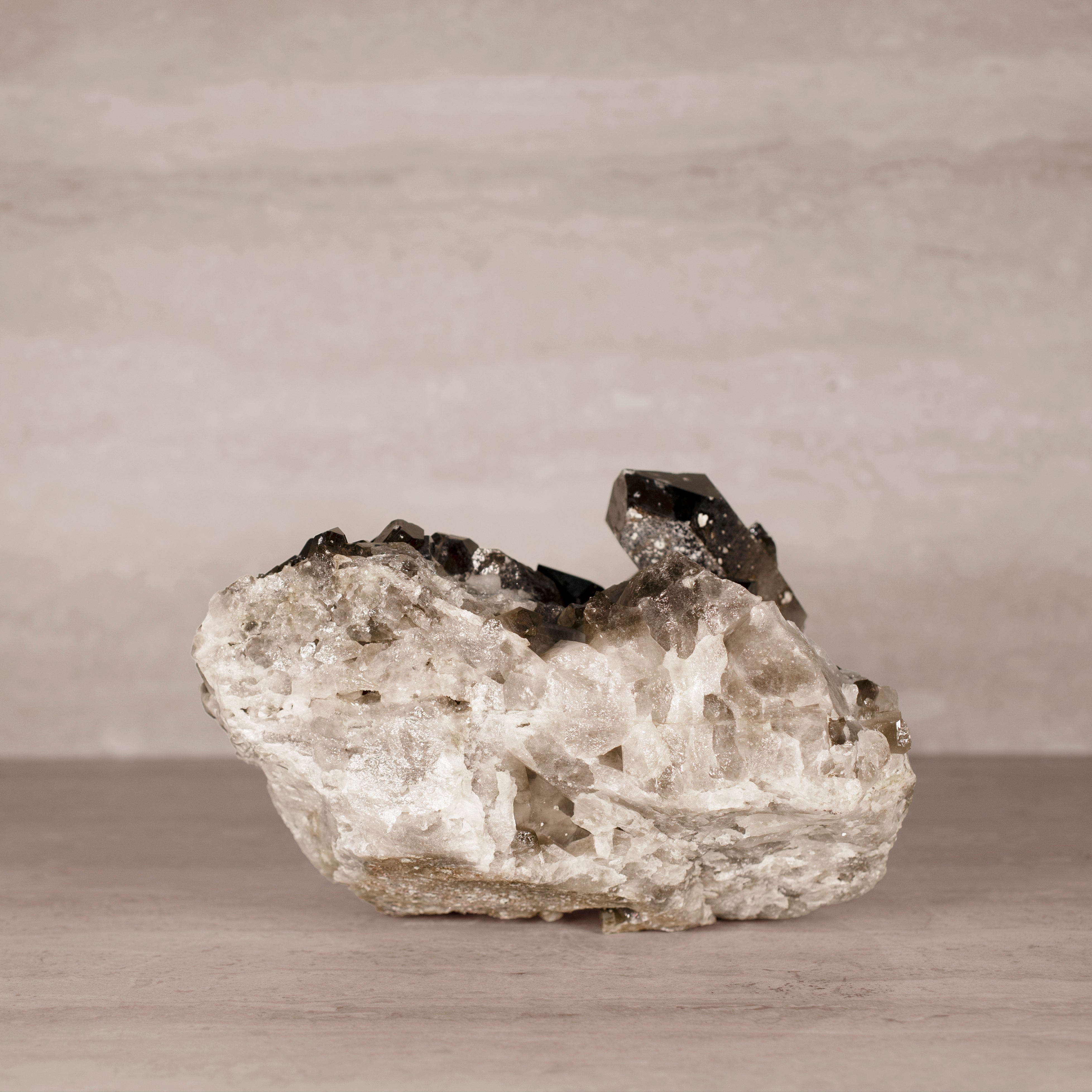 Kalifano Smoky Quartz Smoky Quartz Cluster from Brazil - 9.75" / 13 lbs SQ5800.002