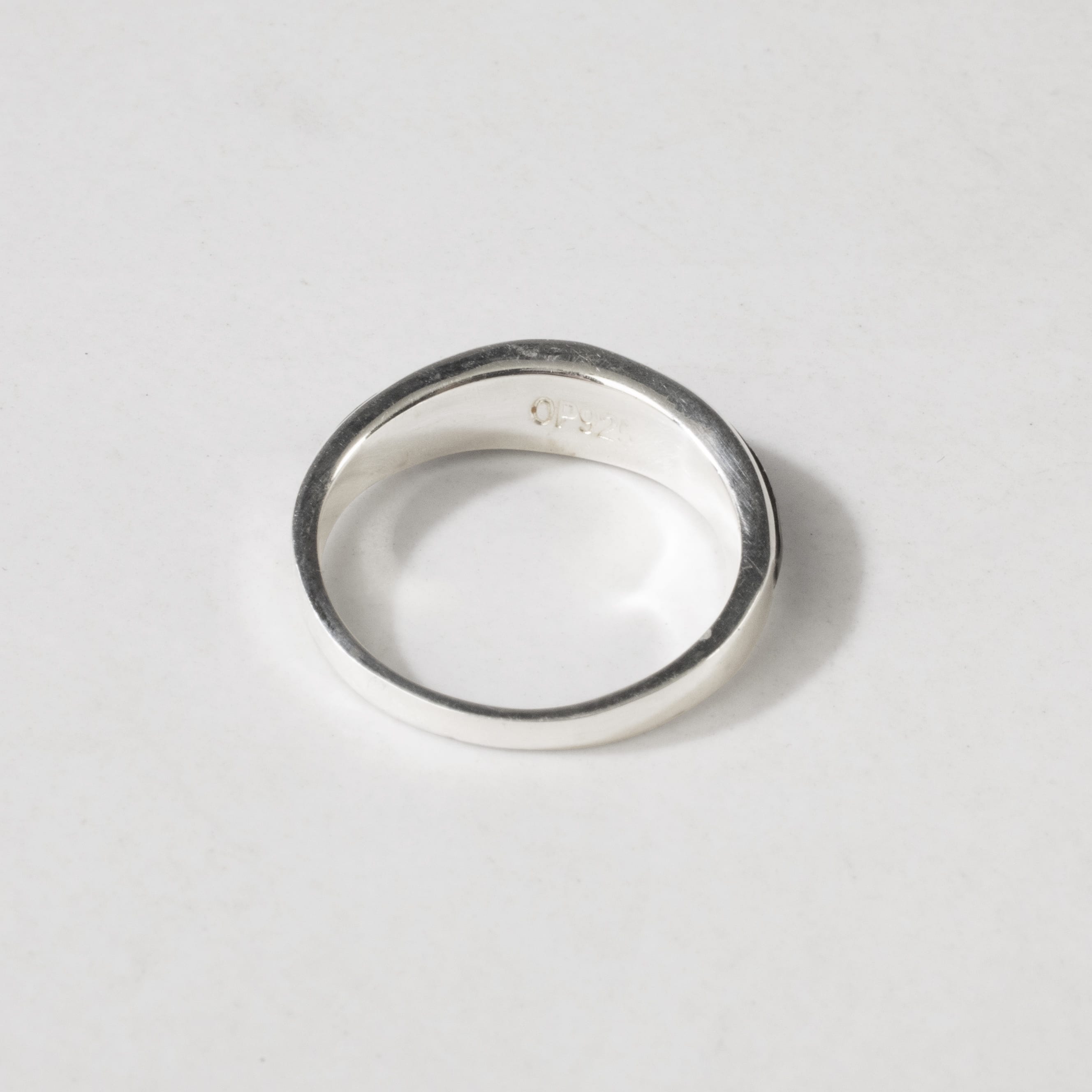 Kalifano Southwest Silver Jewelry Black Onyx 925 Sterling Silver Ring USA Handmade with Labratory Opal Accent